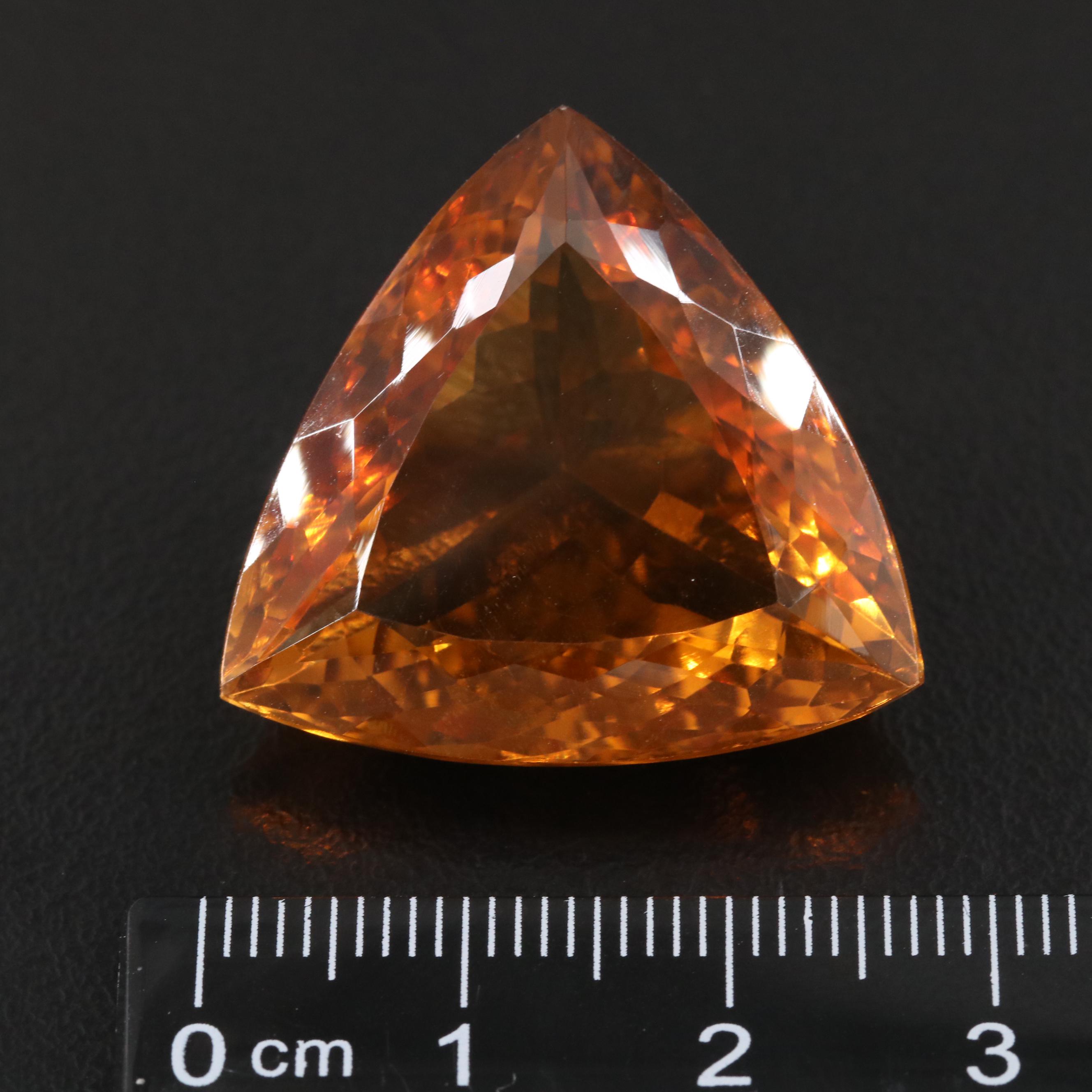 Loose 45.56 CT Citrine