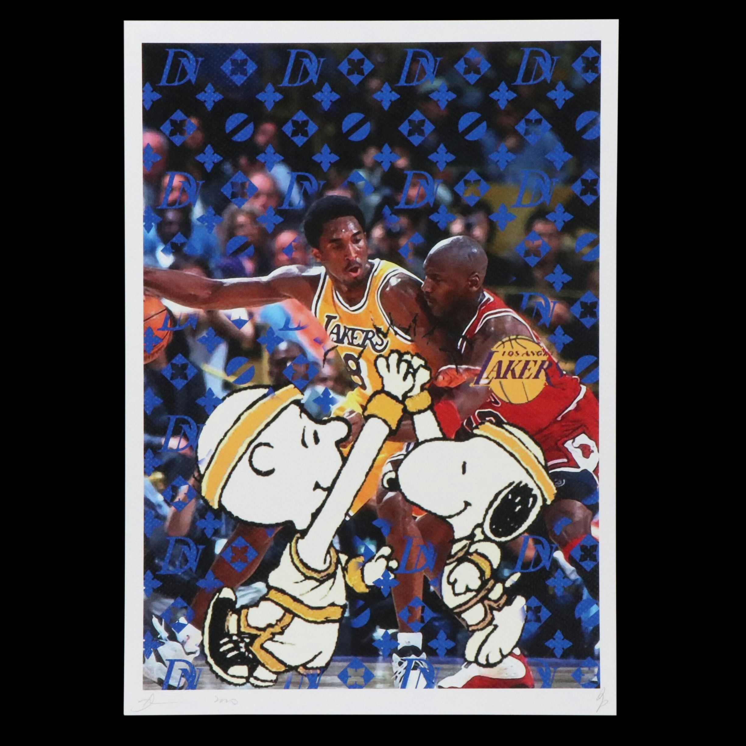 Death NYC Graphic Digital Print Featuring NBA Players x Peanuts, 2020