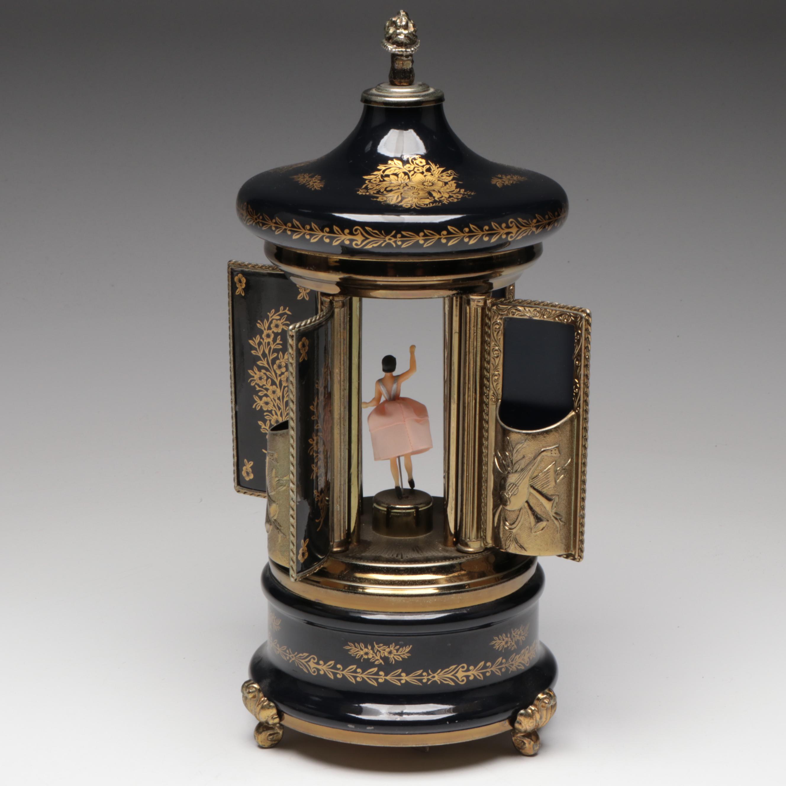 Reuge Ballerina Swiss Music Box Set to "Lara's Theme" from "Dr. Zhivago"