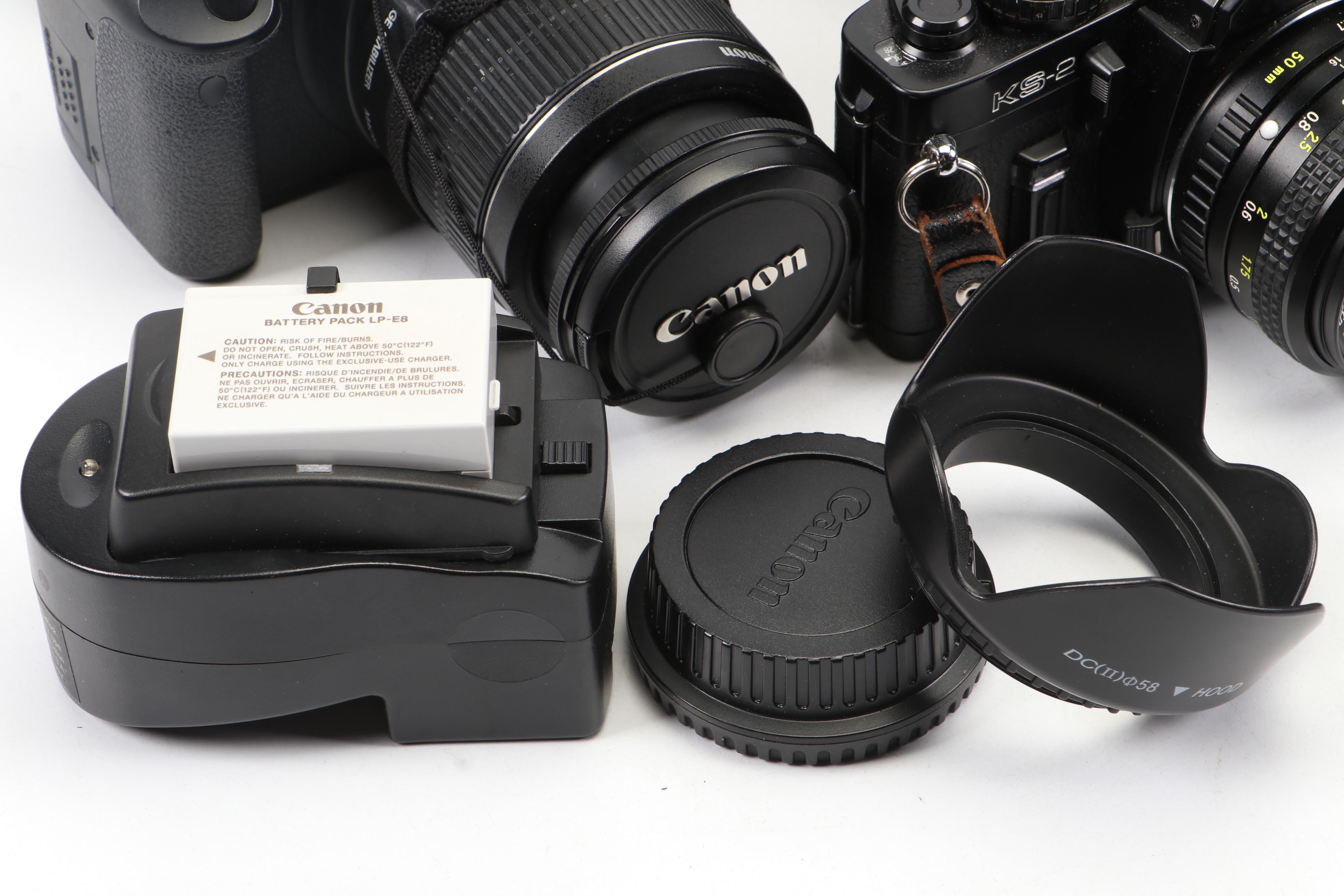 Sears KS-2 Camera with Canon EOS Rebel T2i Digital Camera and More