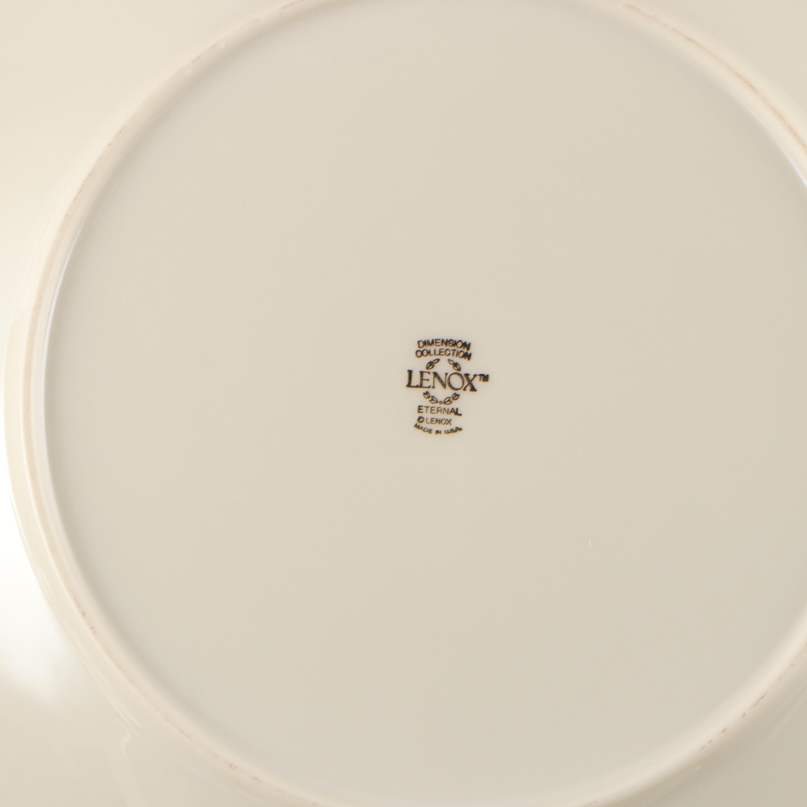 Lenox "Holiday" Porcelain Dessert Tray and Salad Plates with More