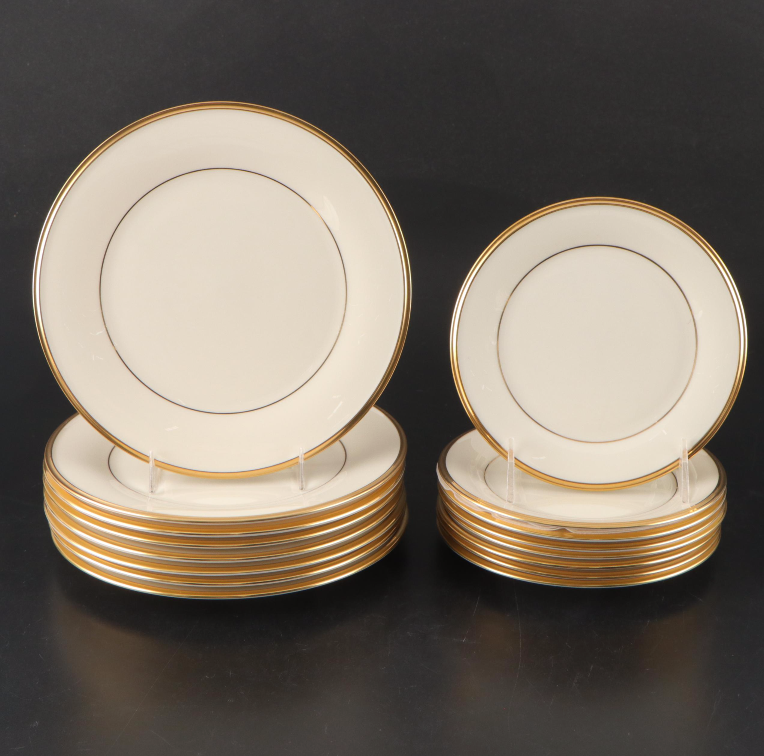 Lenox "Holiday" Porcelain Dessert Tray and Salad Plates with More