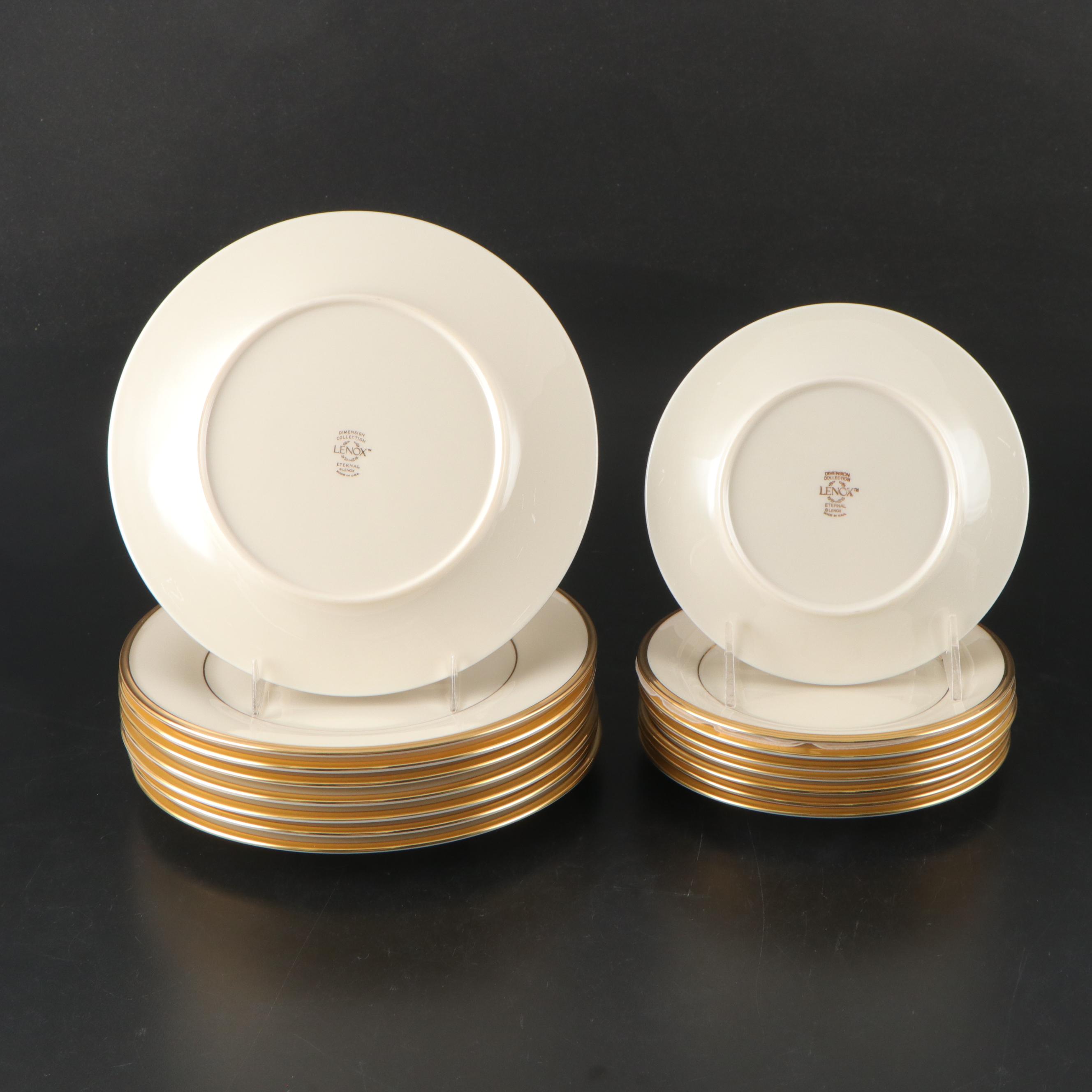 Lenox "Holiday" Porcelain Dessert Tray and Salad Plates with More