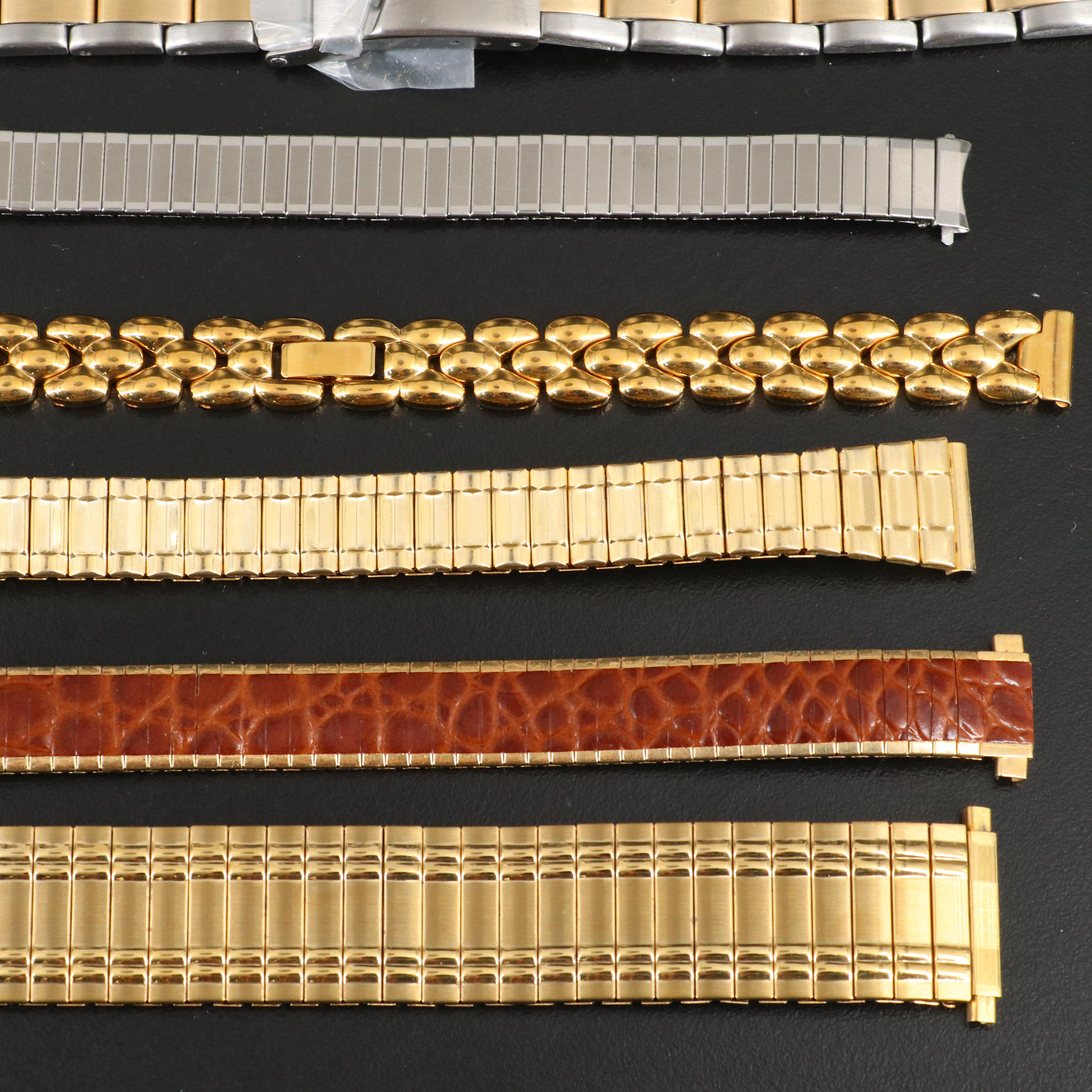 Collection of Watch Bands Featuring Kreisler, Seiko and Citizen