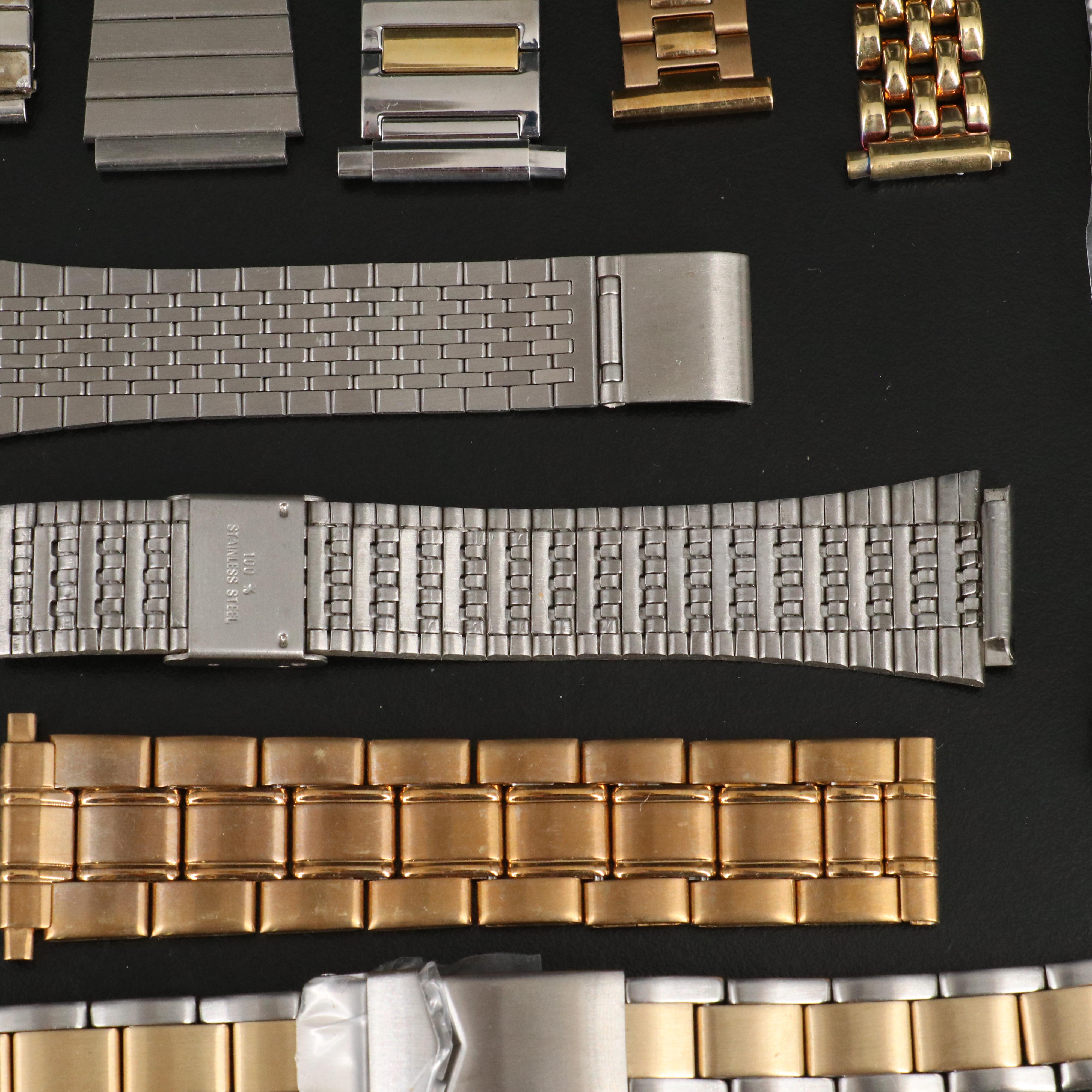 Collection of Watch Bands Featuring Kreisler, Seiko and Citizen