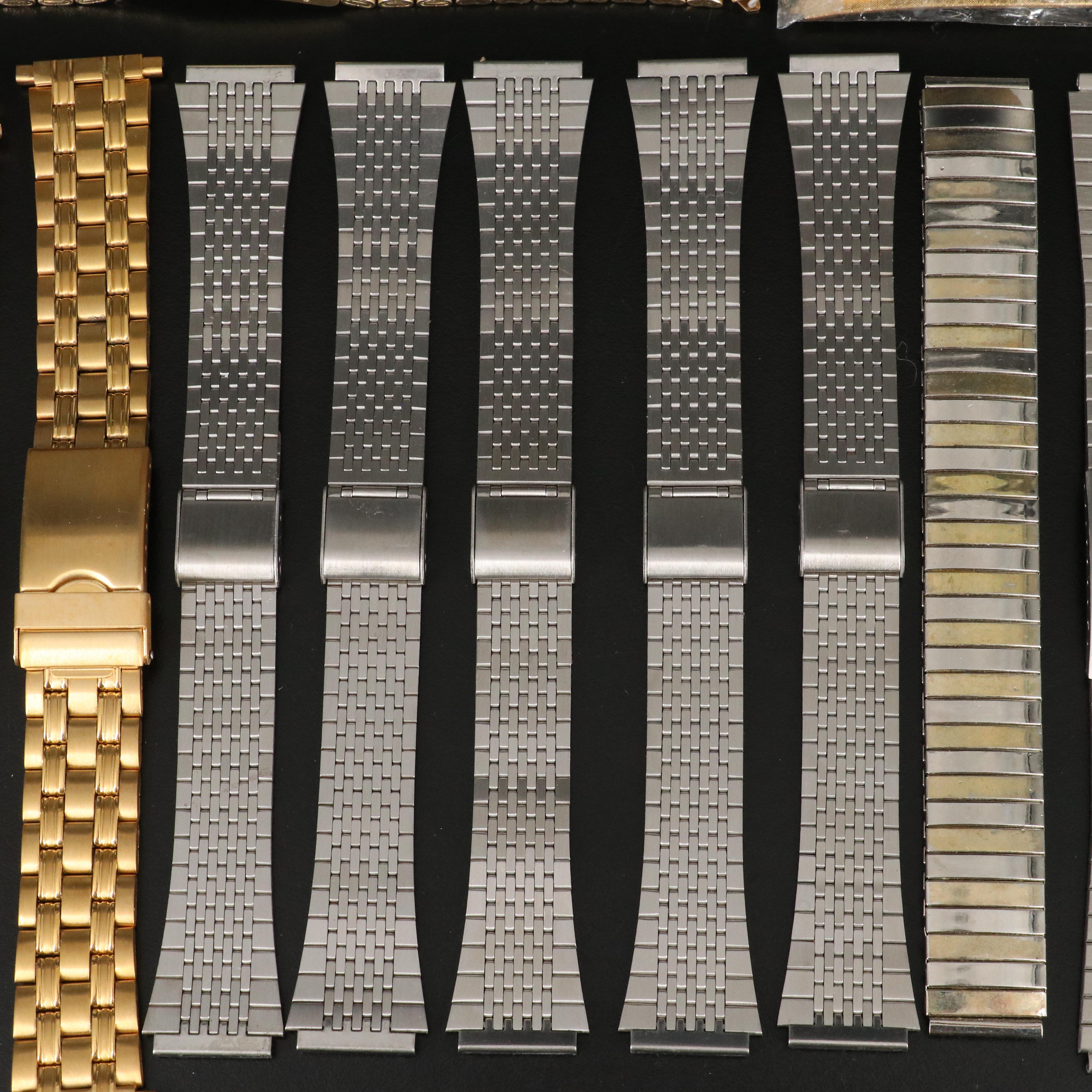 Collection of Watch Bands Featuring Kreisler, Seiko and Citizen