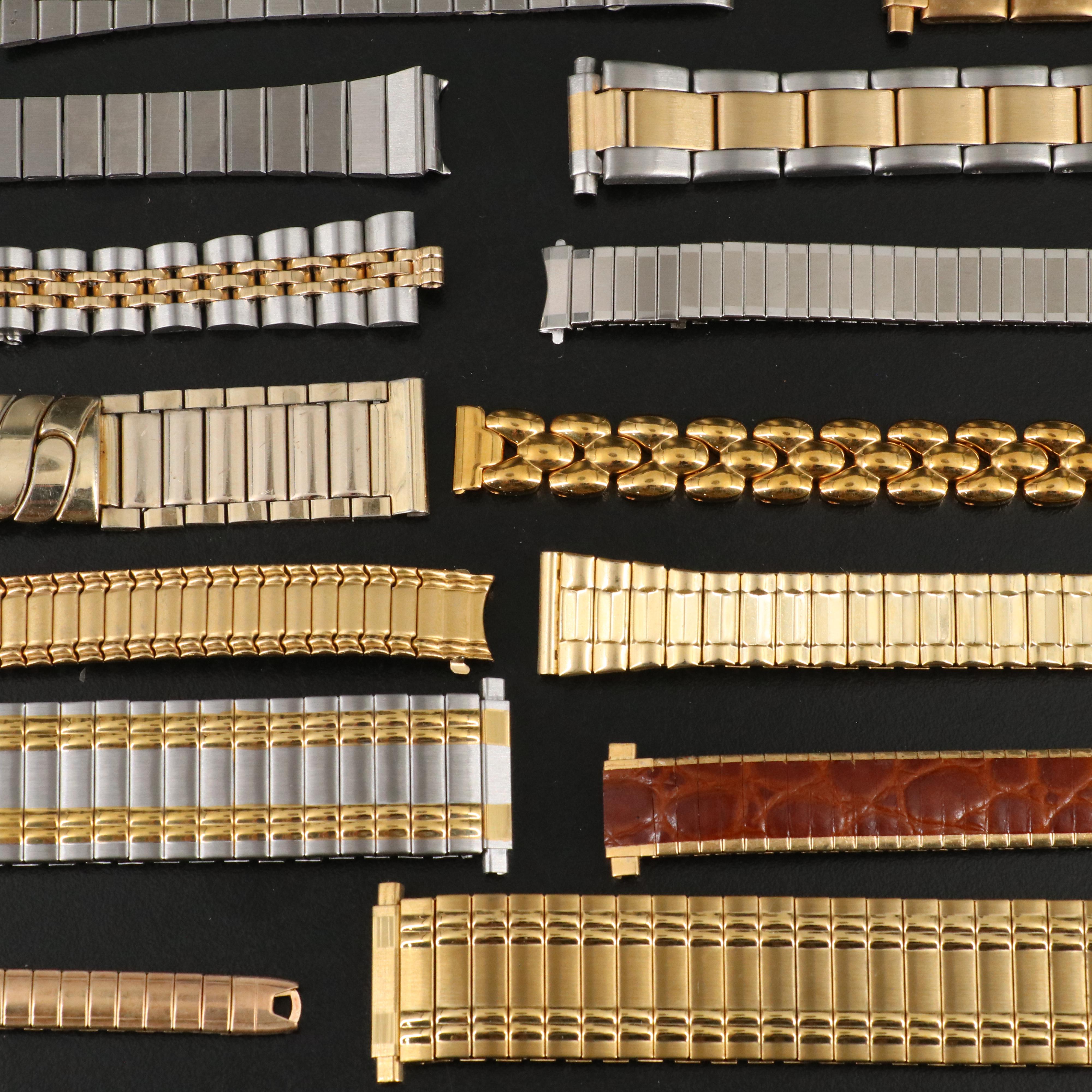 Collection of Watch Bands Featuring Kreisler, Seiko and Citizen