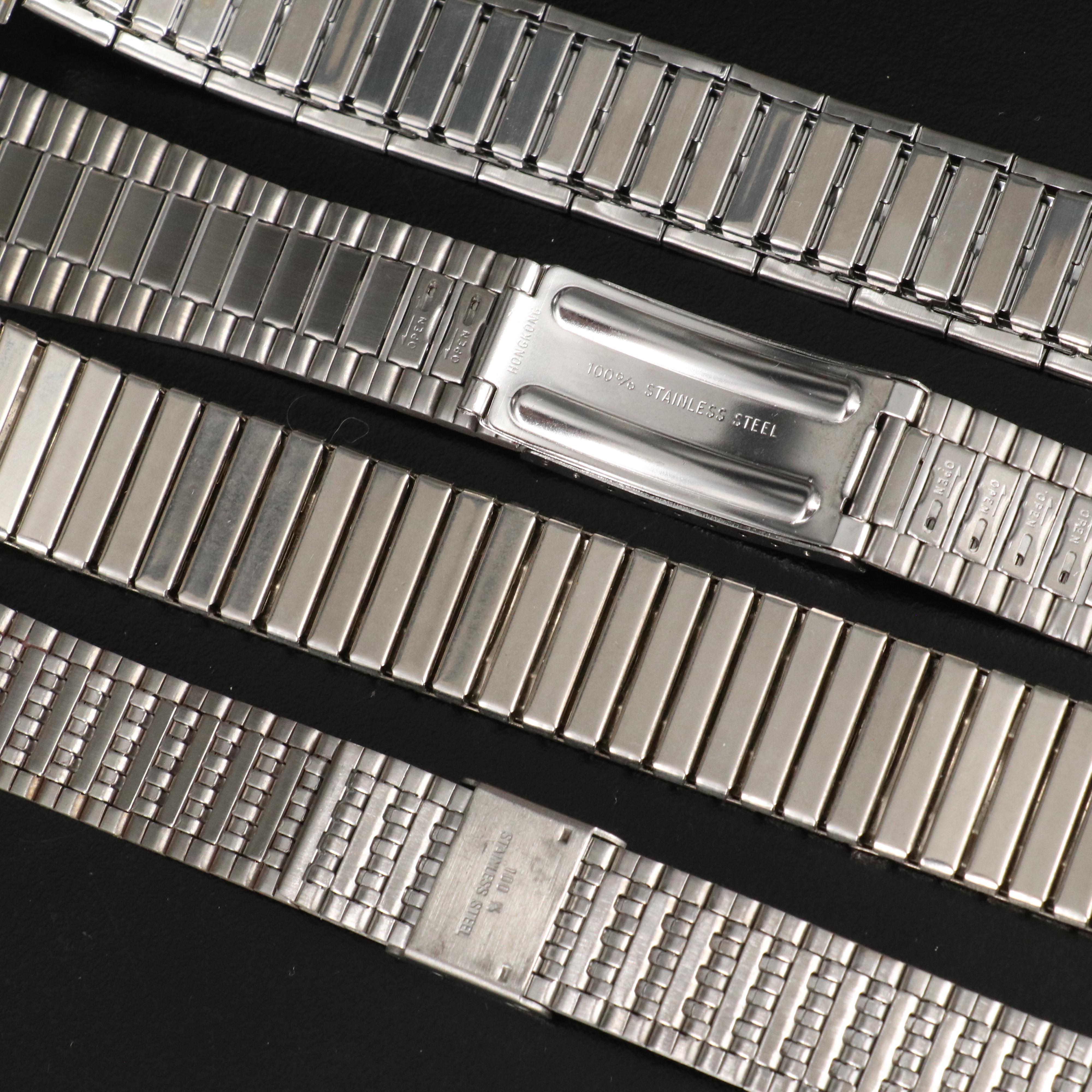 Collection of Watch Bands Featuring Kreisler, Seiko and Citizen