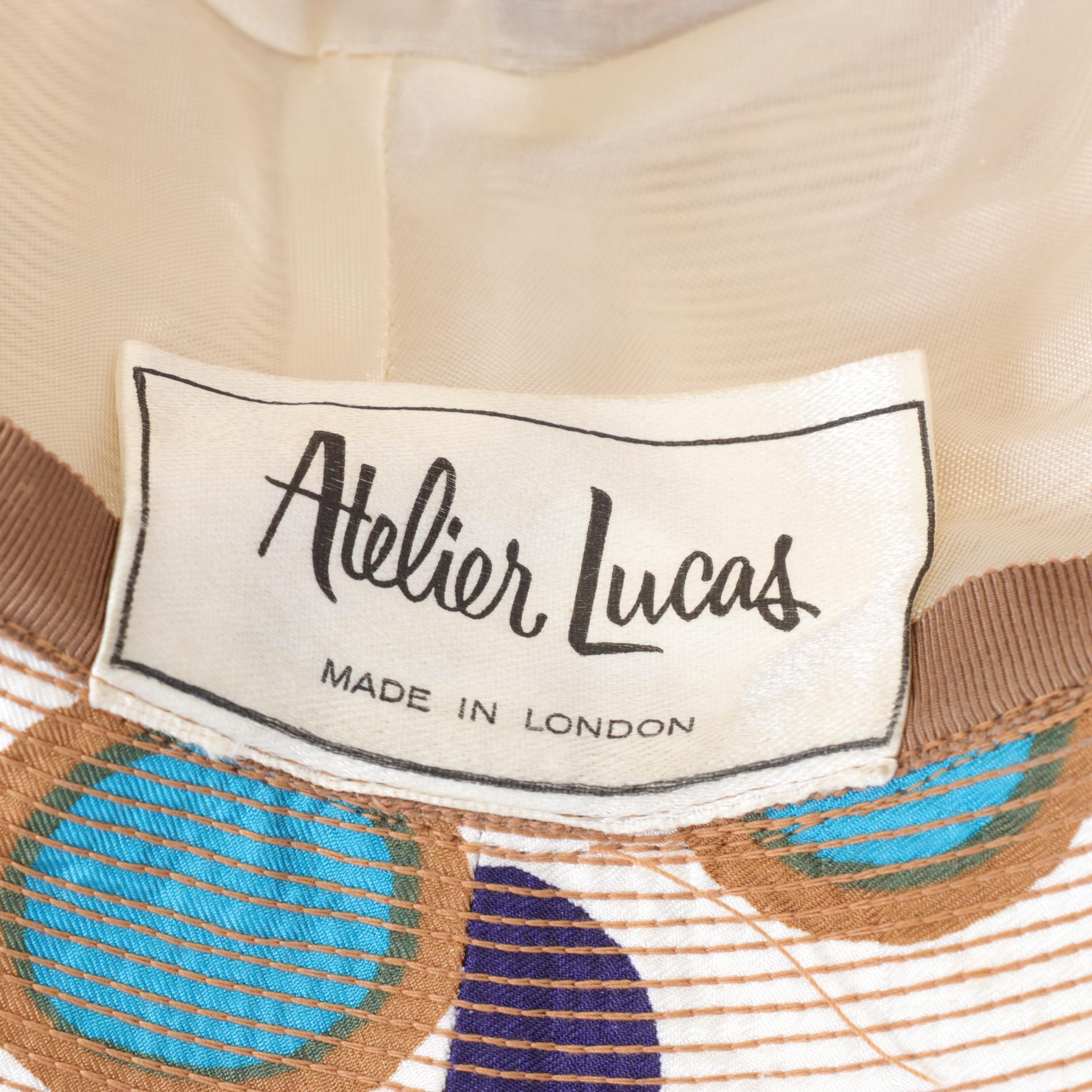 London Made Atelier Lucas Hat, Cream Beaded Purse, Polka Dot Beret, and Knit Hat