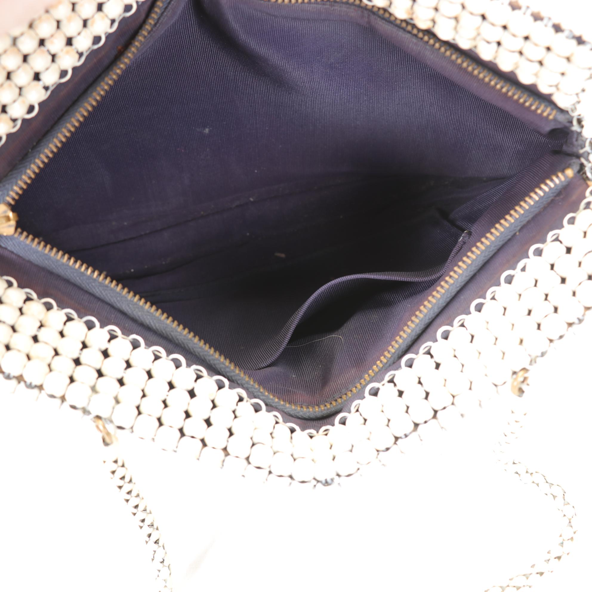 London Made Atelier Lucas Hat, Cream Beaded Purse, Polka Dot Beret, and Knit Hat