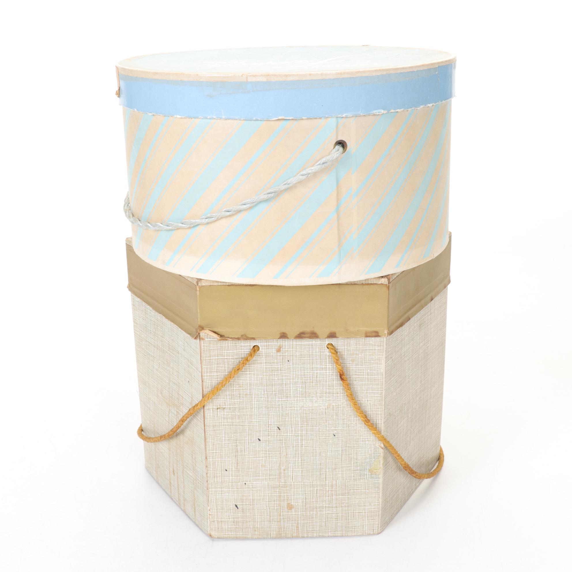 London Made Atelier Lucas Hat, Cream Beaded Purse, Polka Dot Beret, and Knit Hat