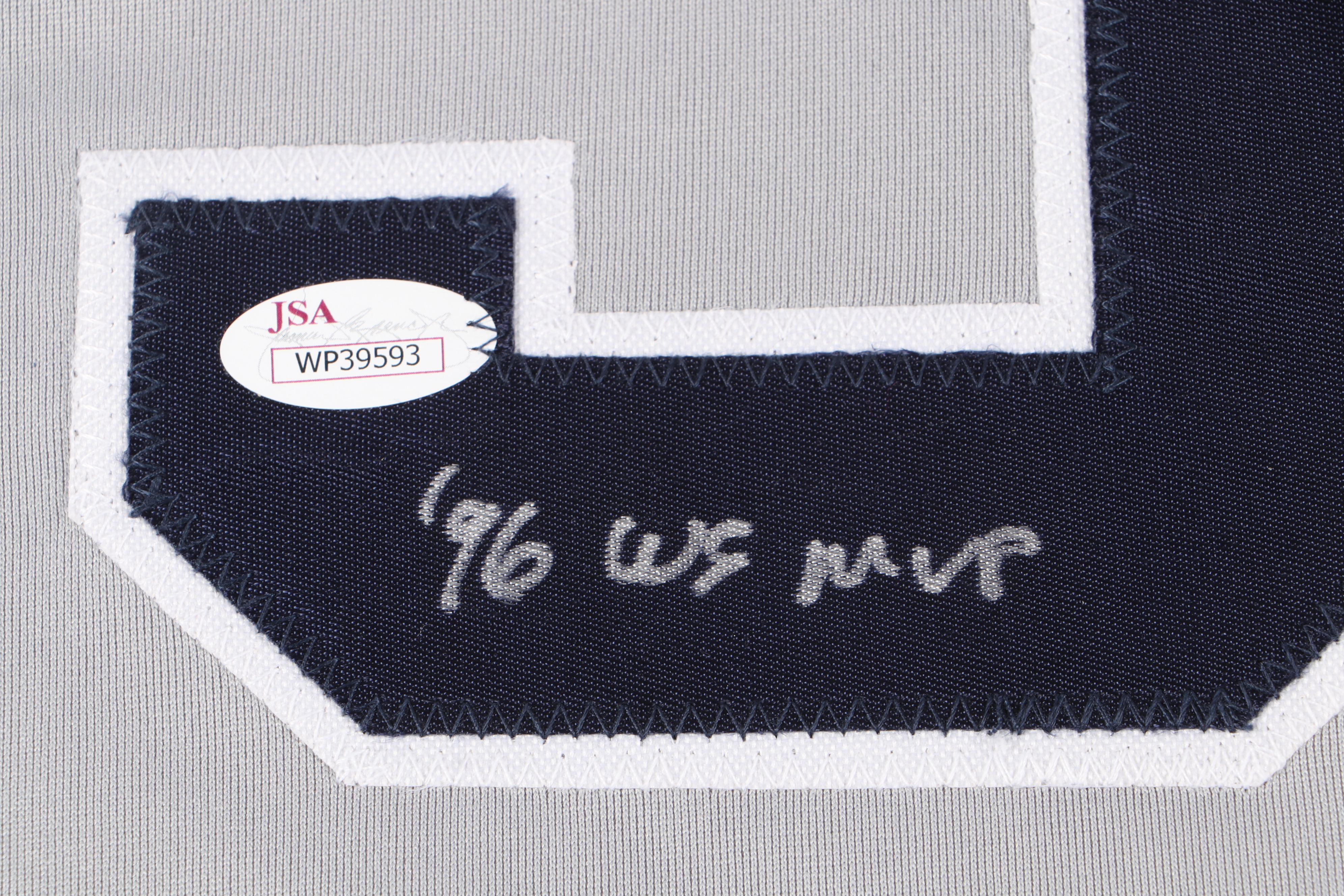 John Wetteland Signed “96 WS MVP” New York Yankees Baseball Jersey