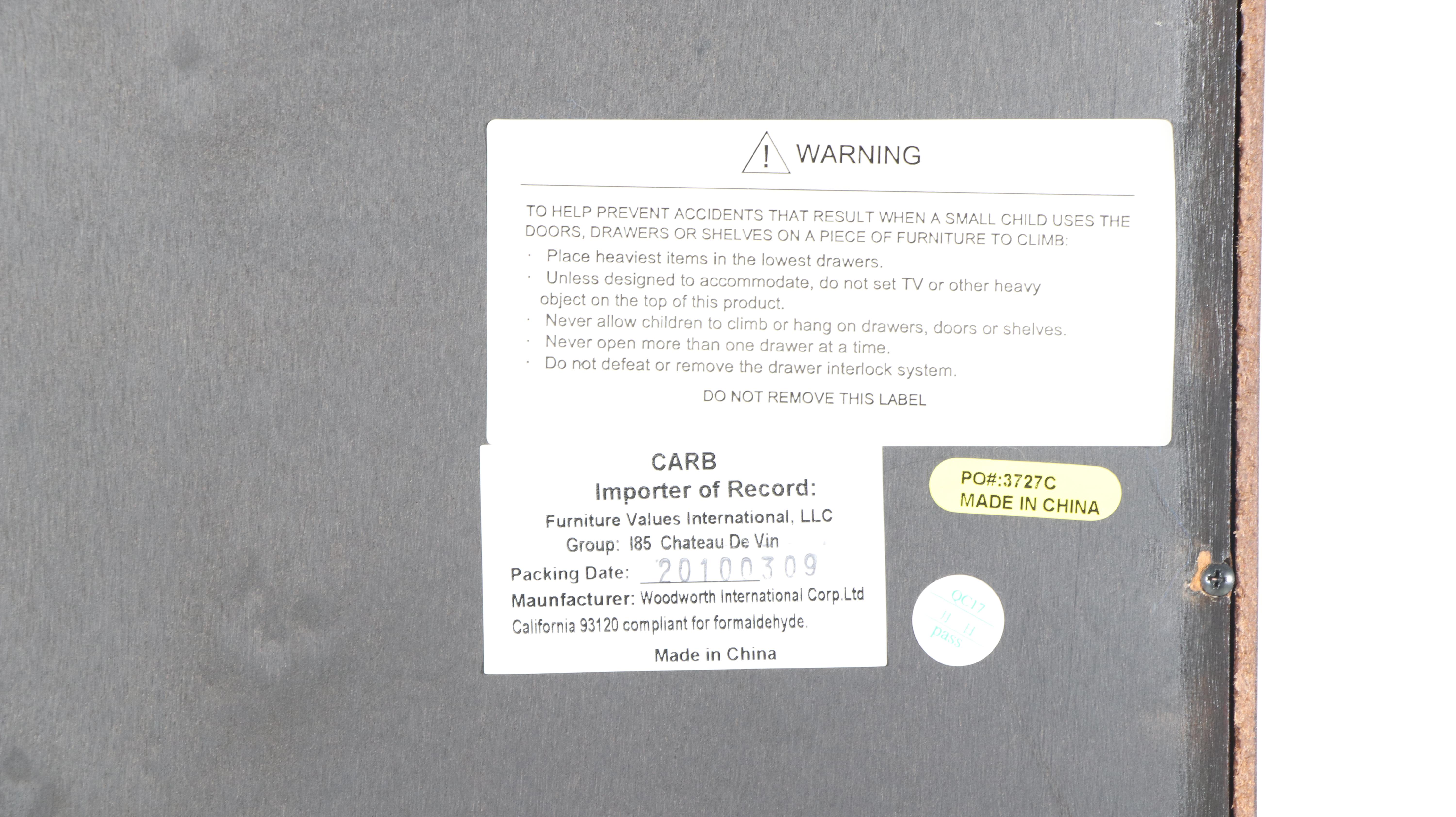 Shaker Style Walnut Finish Bookcase and Cabinet