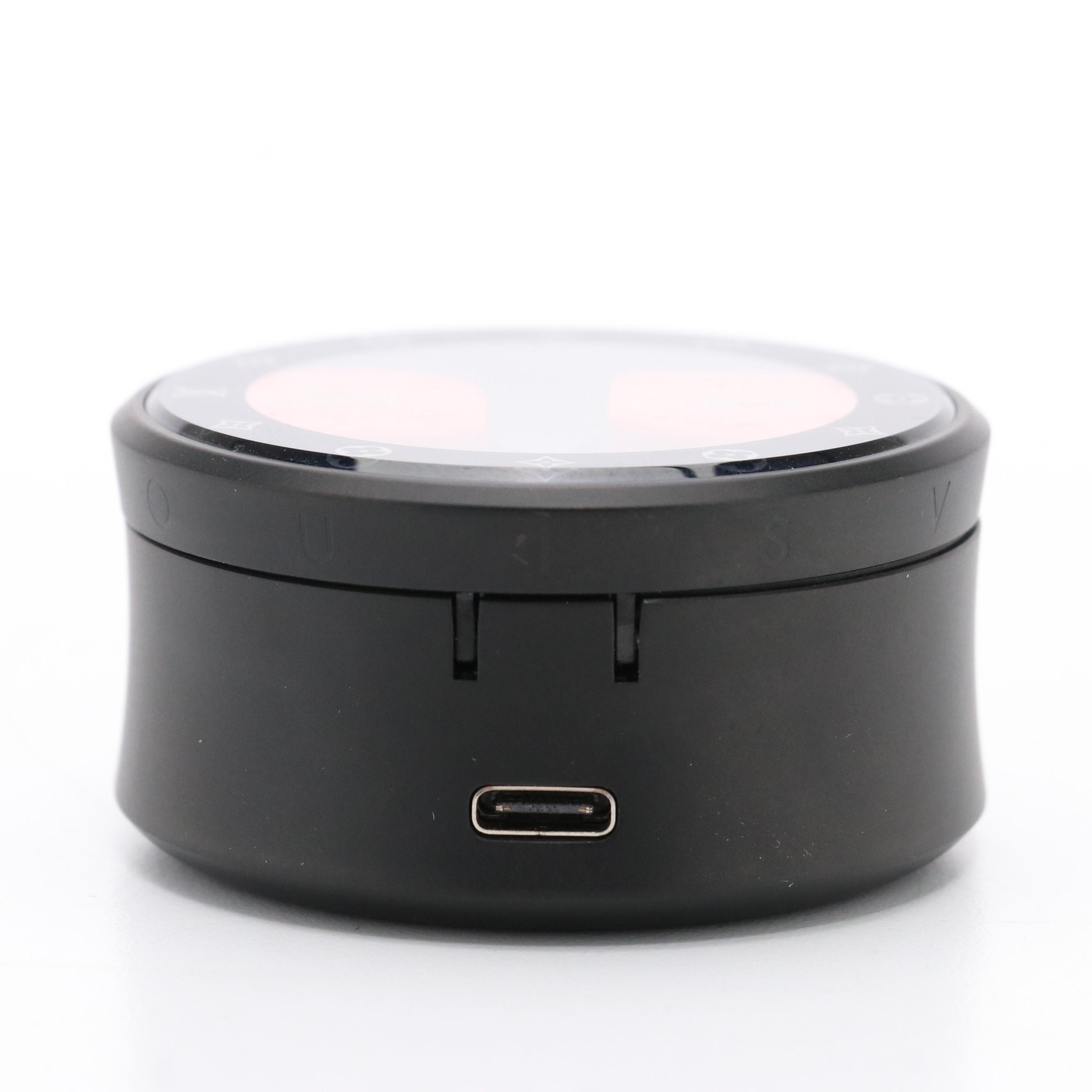 Louis Vuitton Red LV Logo Horizon Earphones in Charging Case & Leather Zip Case