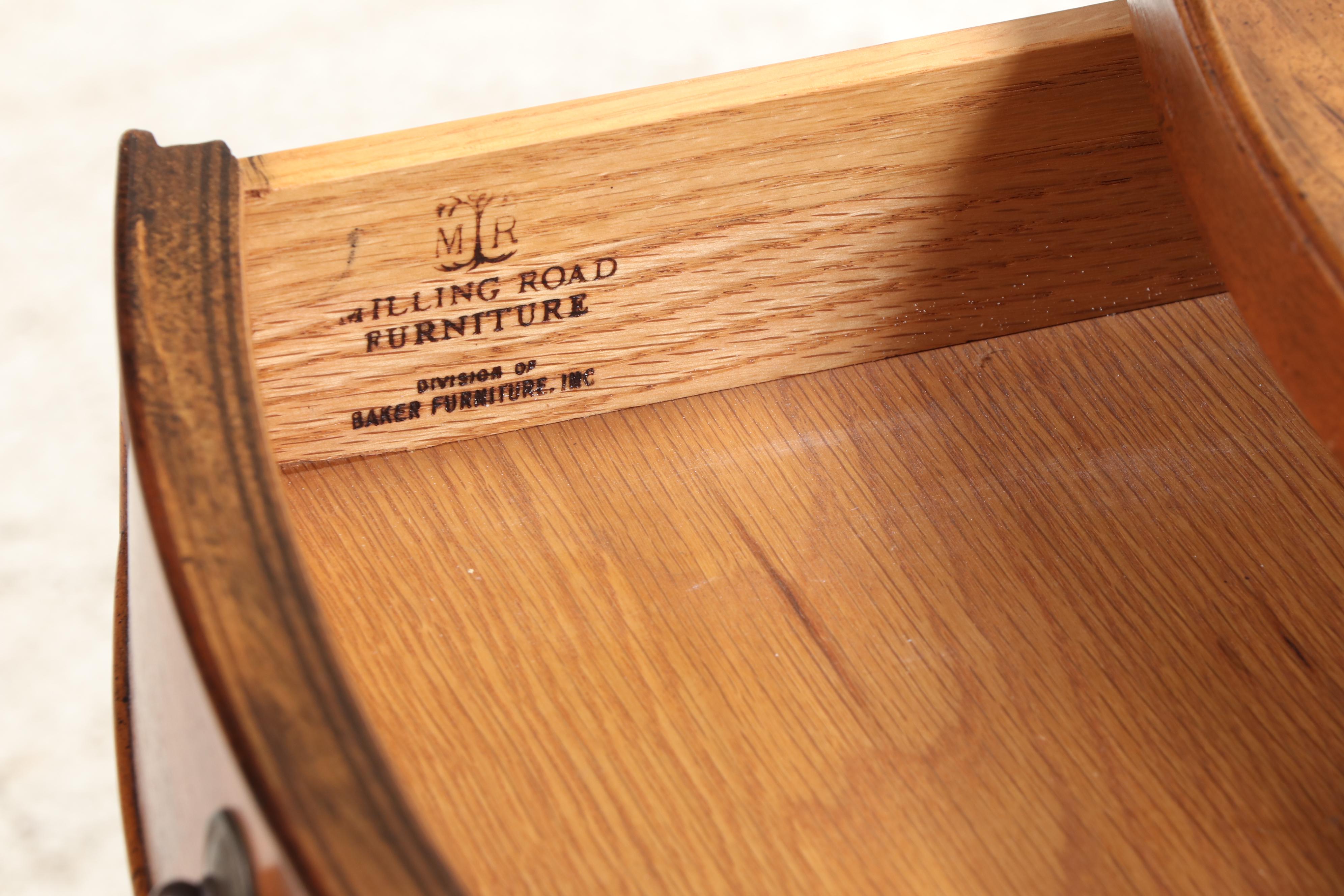 Milling Road Furniture by Baker Hardwood Two-Tiered Side Table