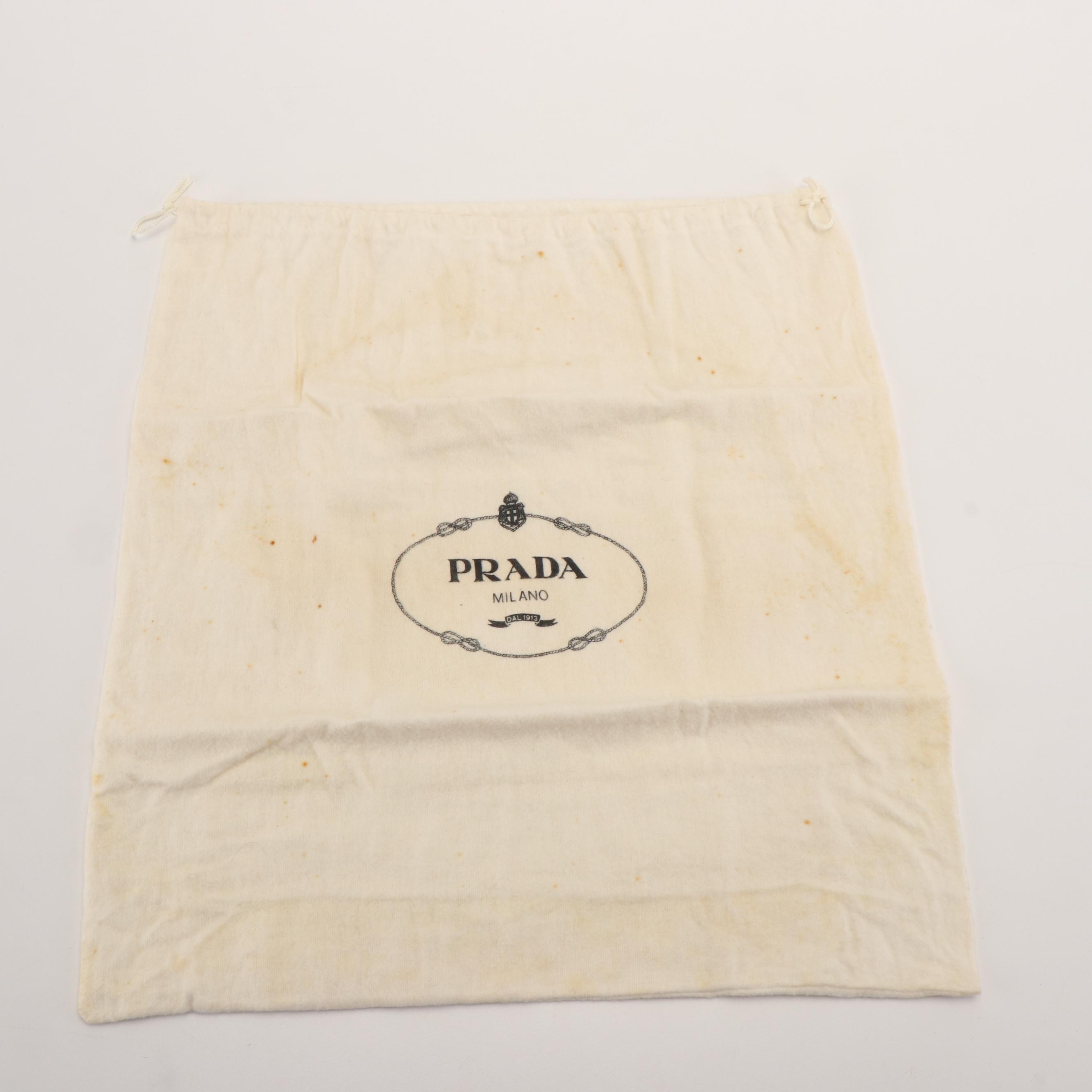 Prada Tessuto Black Nylon and Leather Easy Shoulder Bag