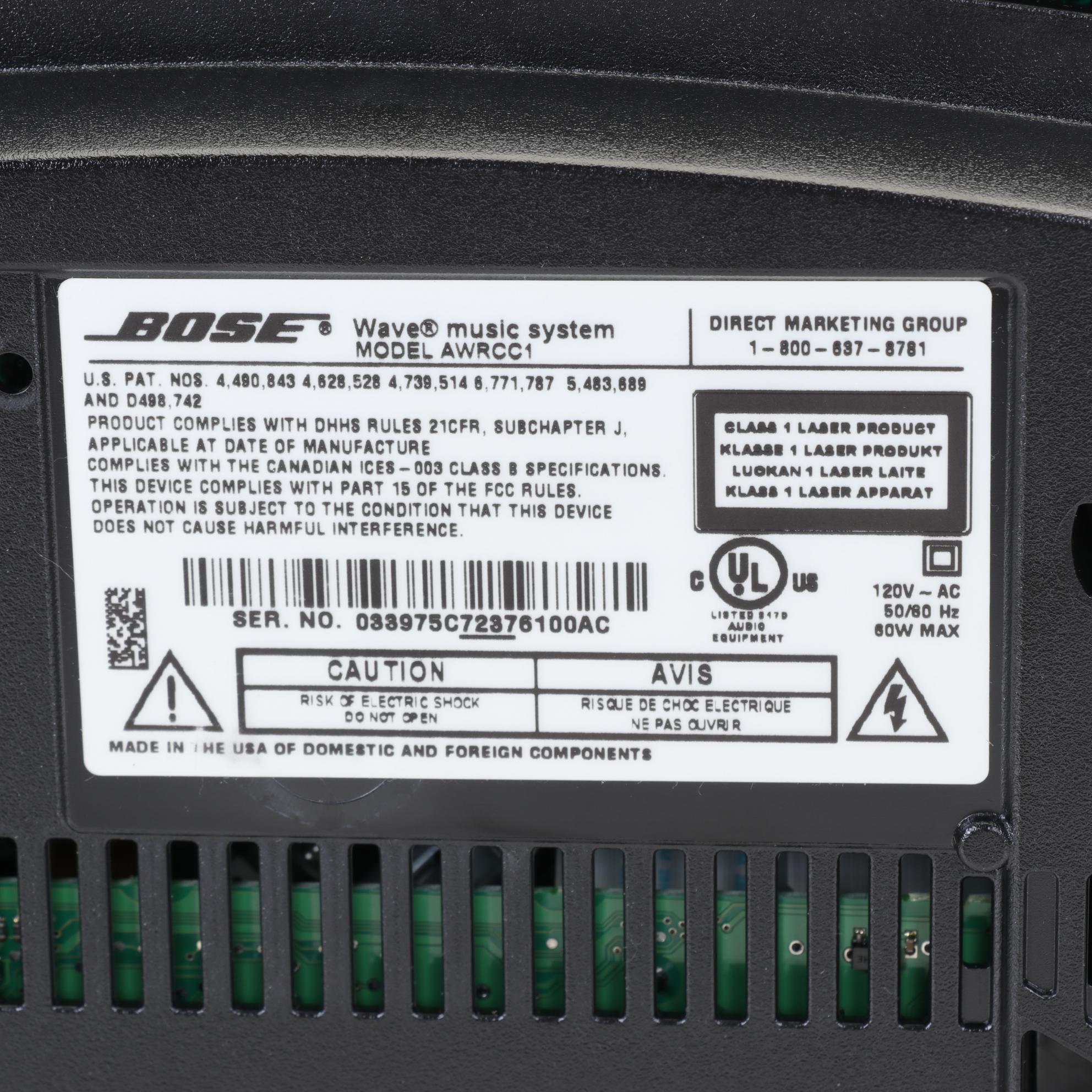 Bose Wave Music System with Multi-Disc CD Player