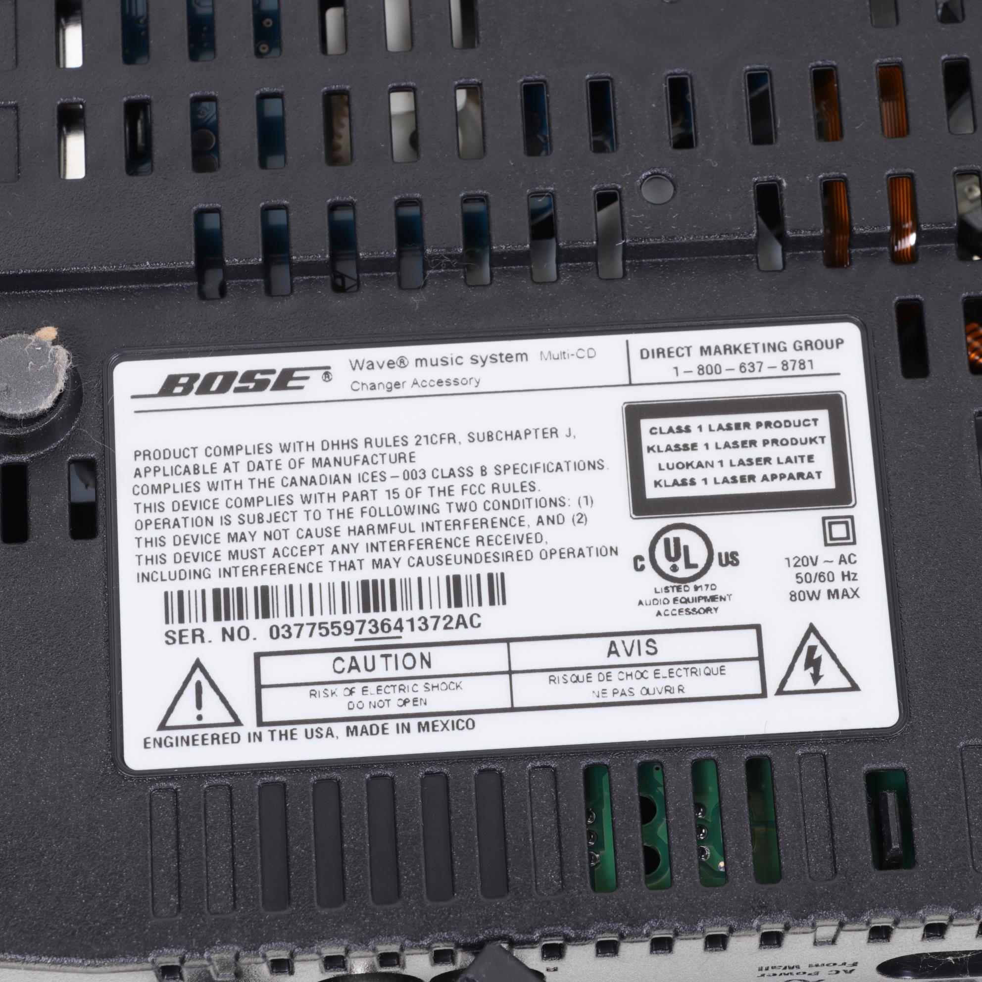 Bose Wave Music System with Multi-Disc CD Player