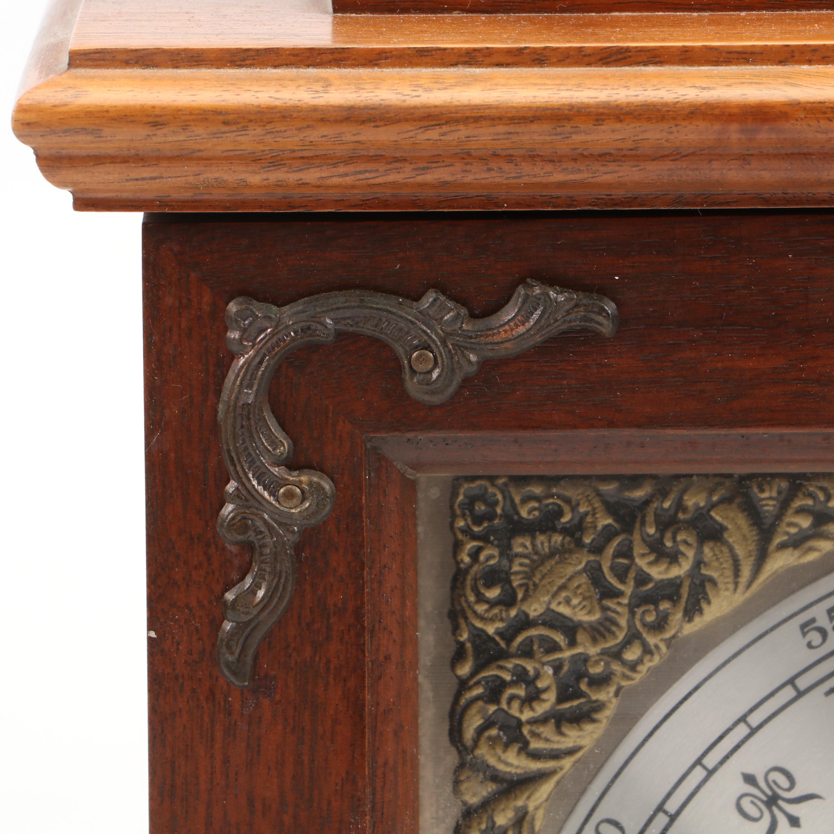 Hamilton "Whitehall" Walnut Mantel Clock, 1977