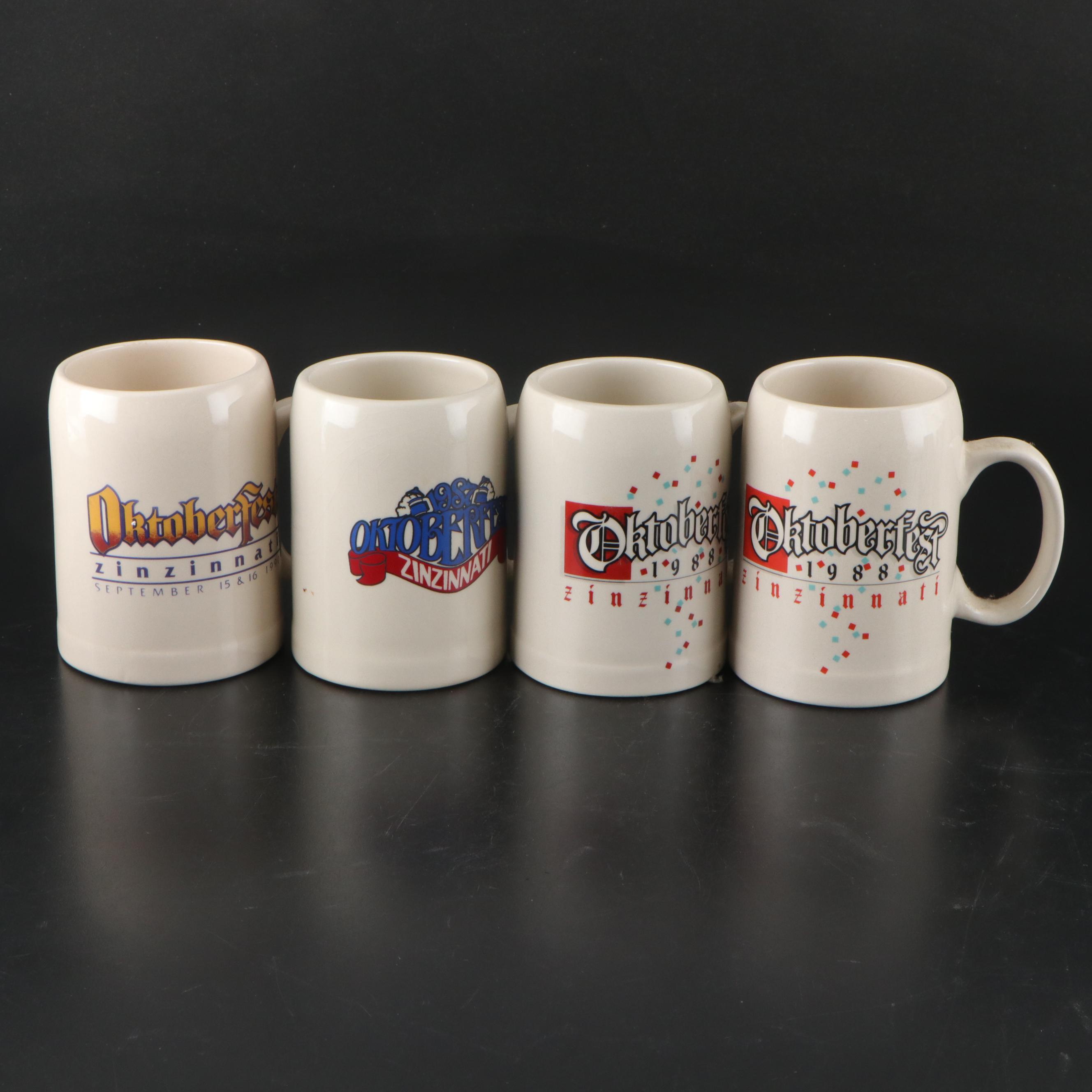 Mr. Mugs and Other Commemorative Octoberfest Ceramic Steins