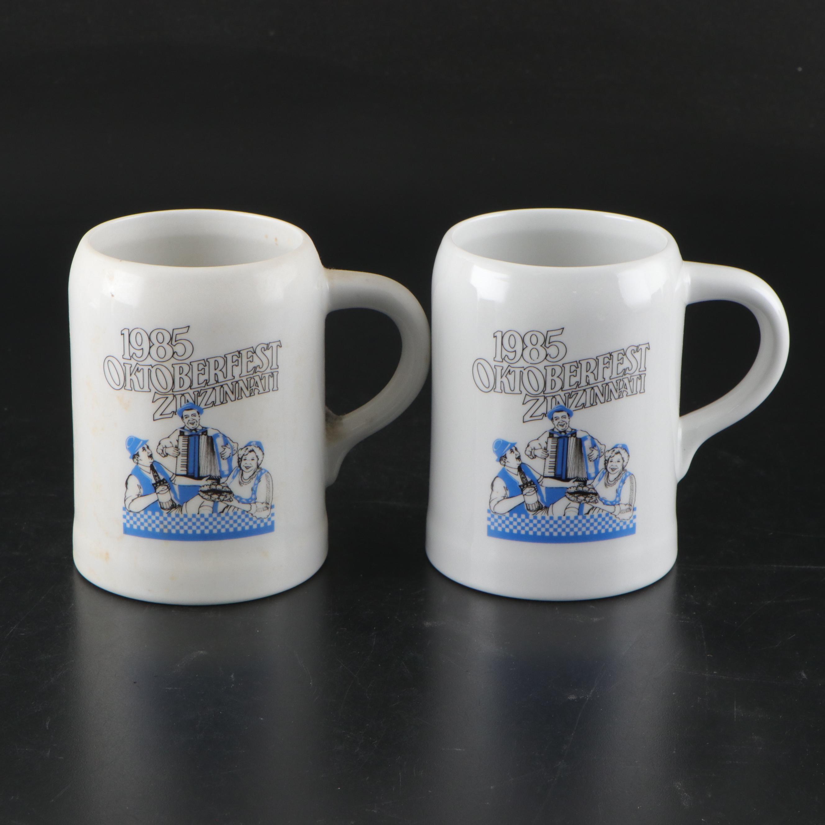 Mr. Mugs and Other Commemorative Octoberfest Ceramic Steins