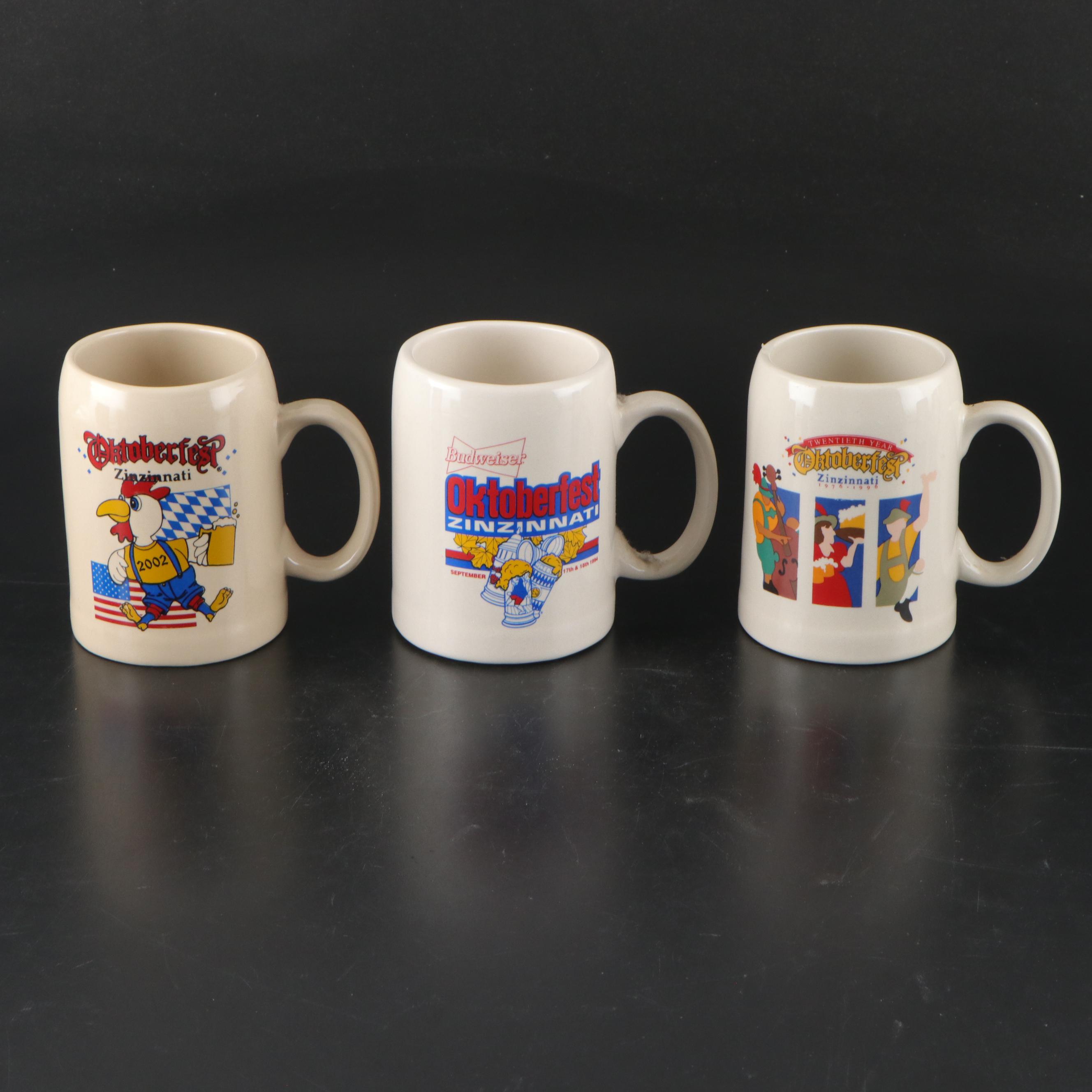Mr. Mugs and Other Commemorative Octoberfest Ceramic Steins