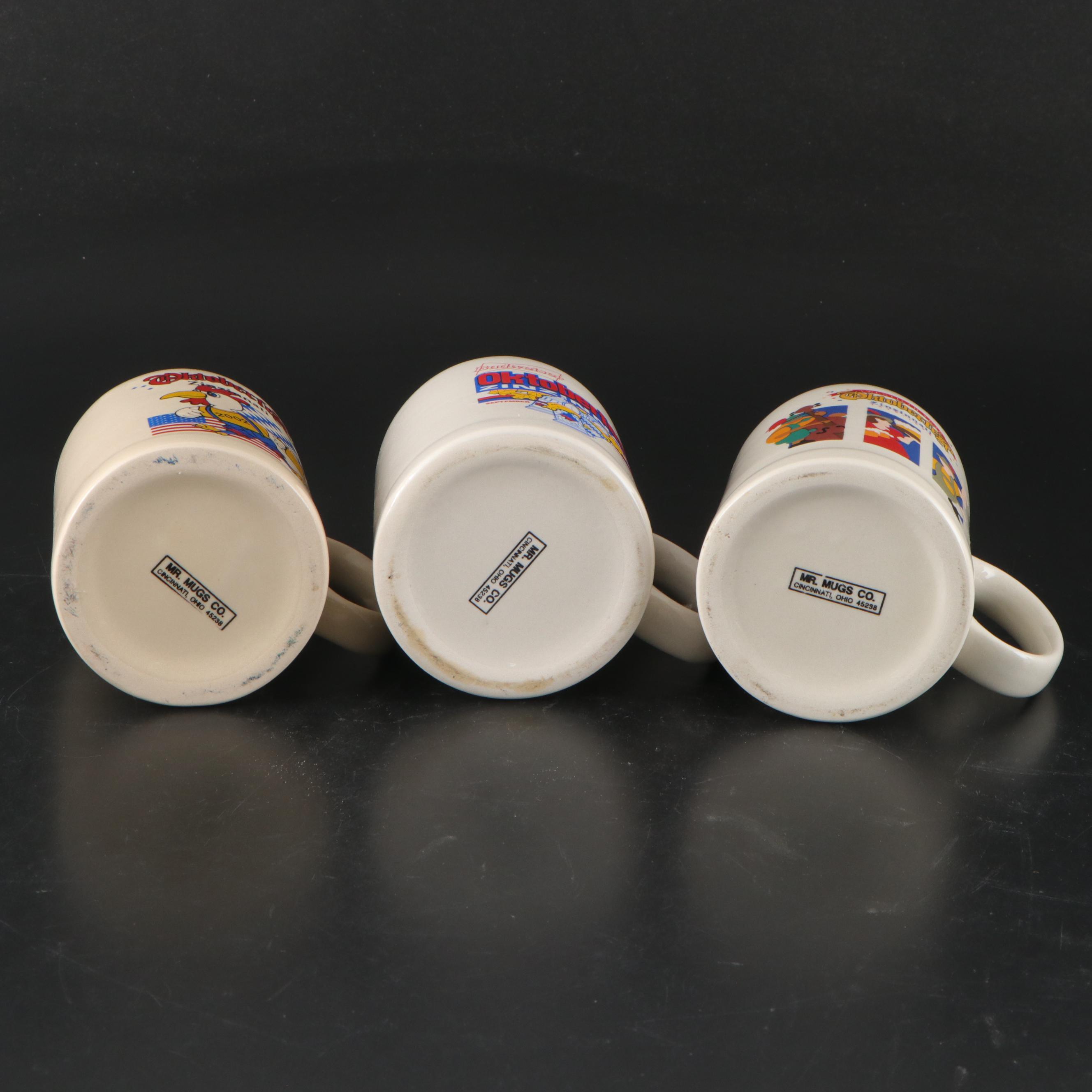 Mr. Mugs and Other Commemorative Octoberfest Ceramic Steins