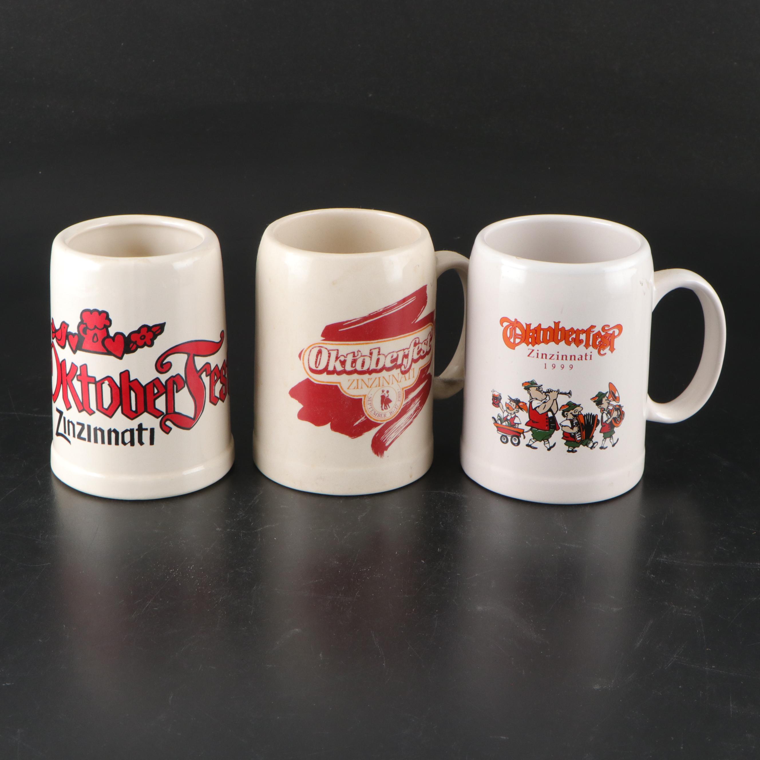 Mr. Mugs and Other Commemorative Octoberfest Ceramic Steins