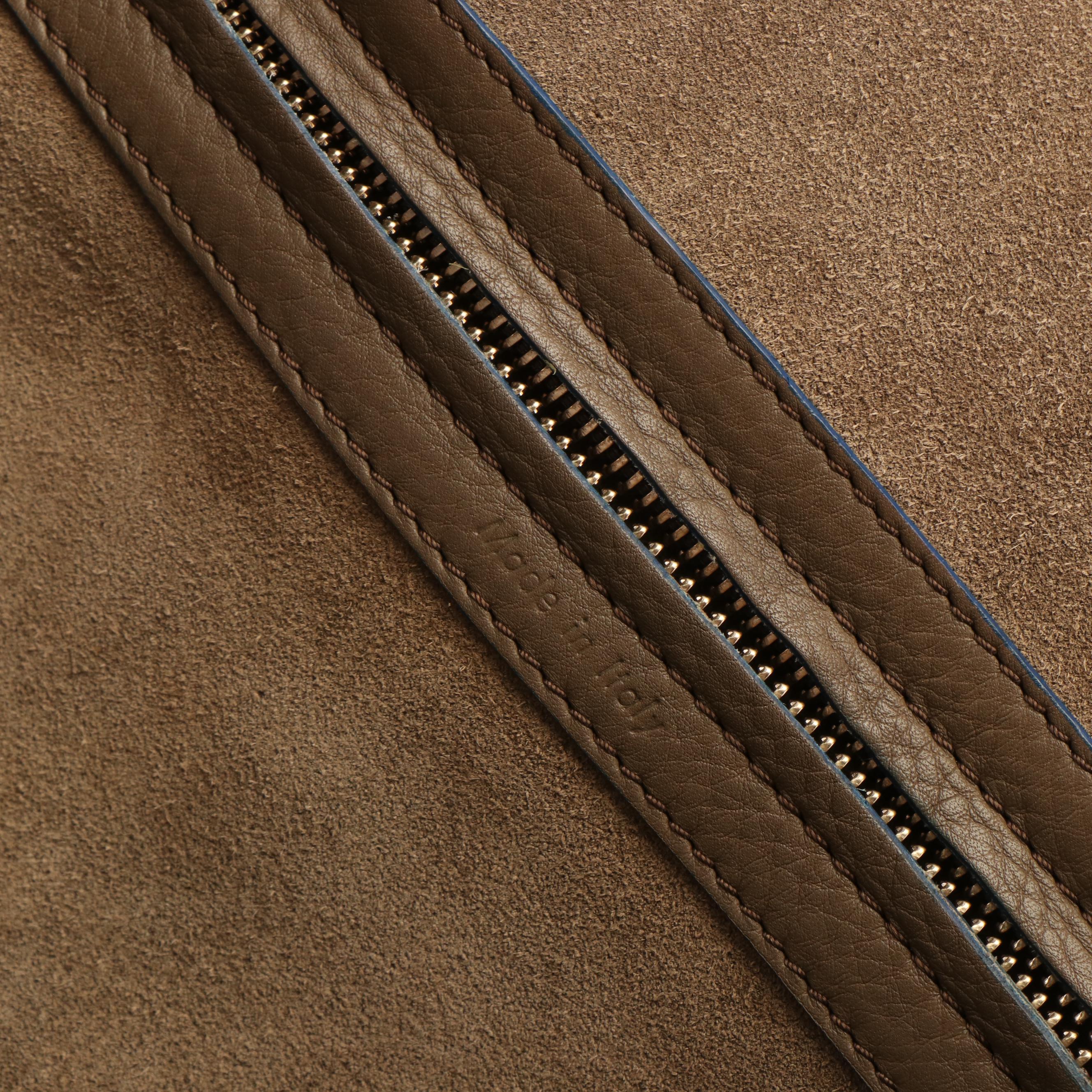 Celine Phantom Luggage Tote Bag in Brown Calfskin Leather