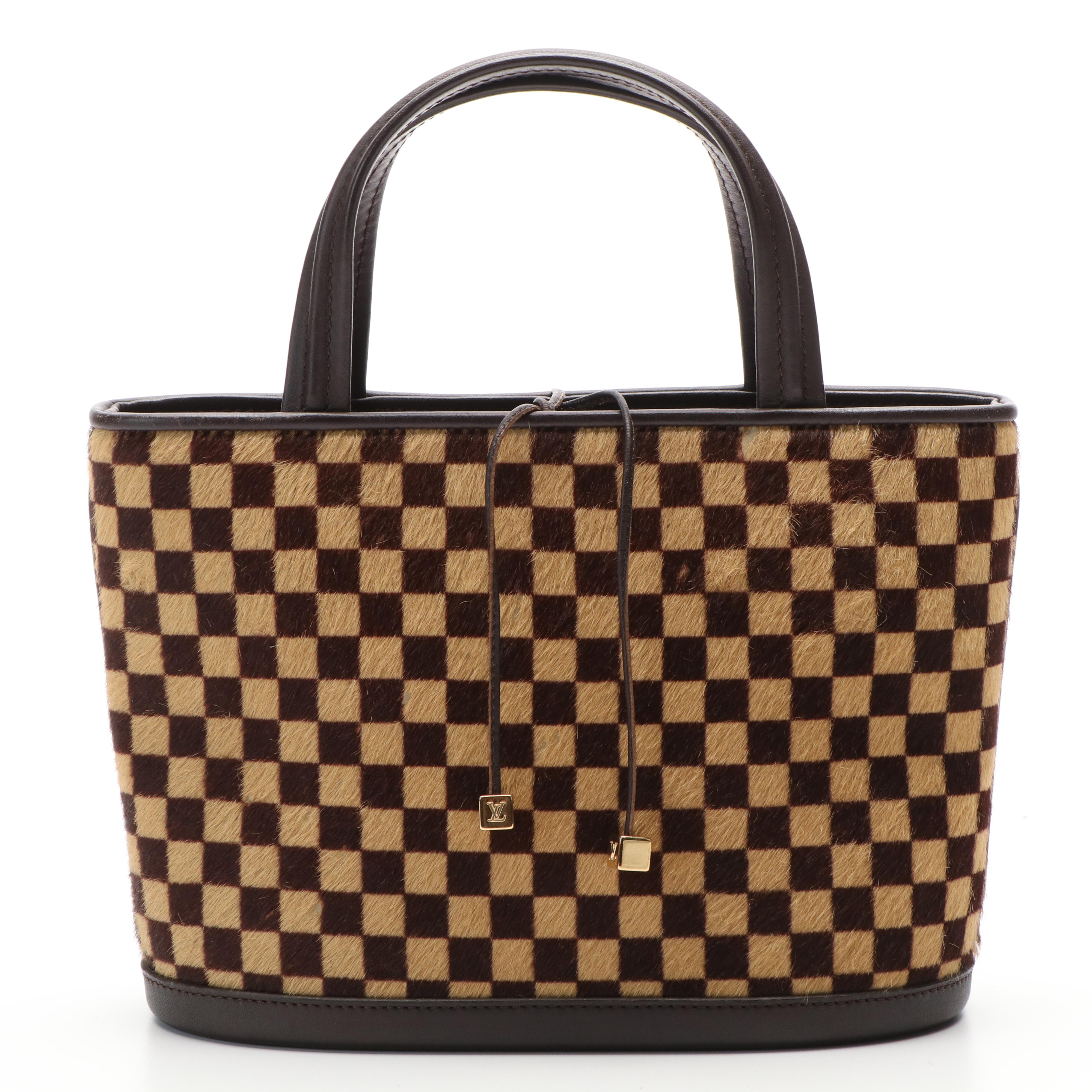 Louis Vuitton Impala Tote in Damier Sauvage Calf Hair