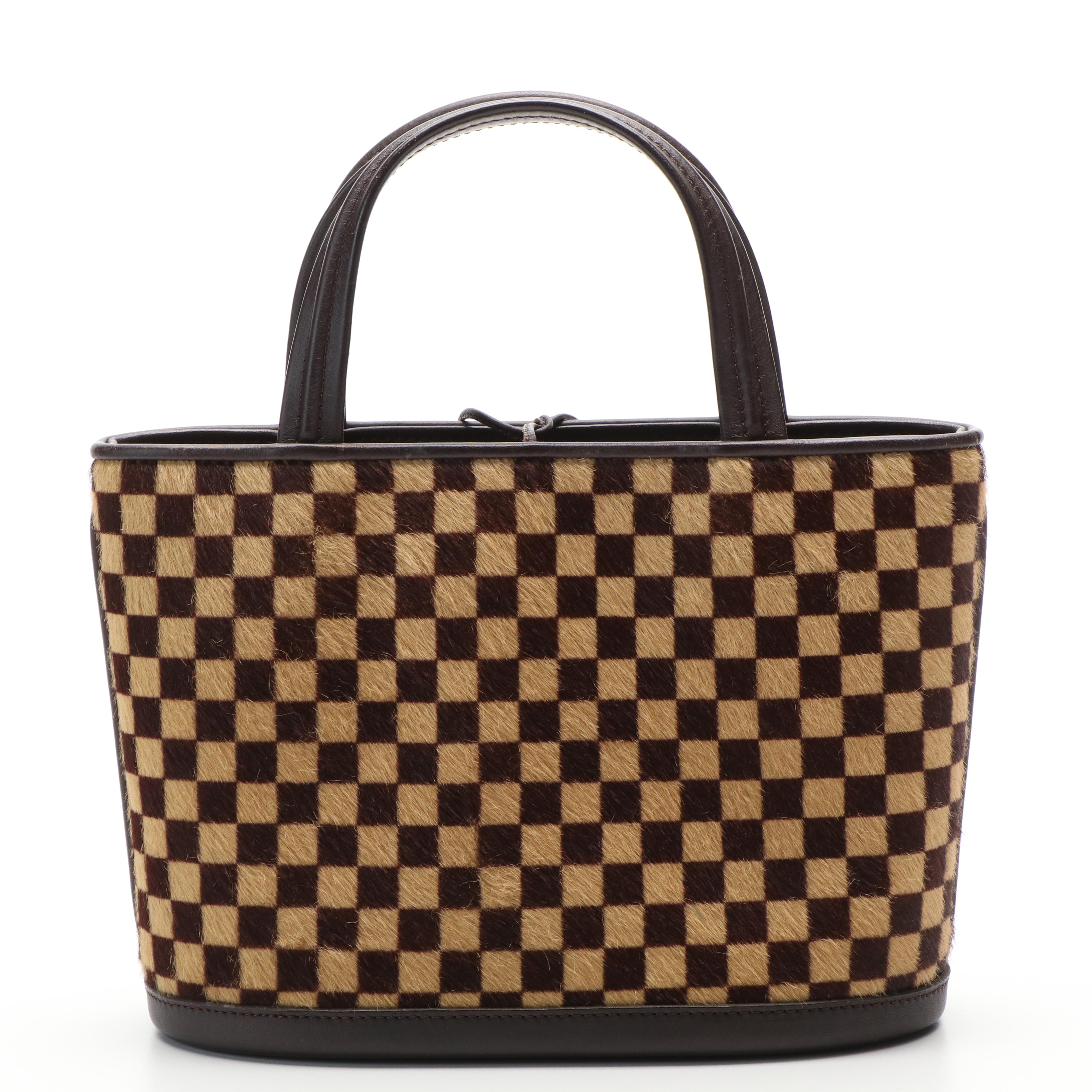 Louis Vuitton Impala Tote in Damier Sauvage Calf Hair