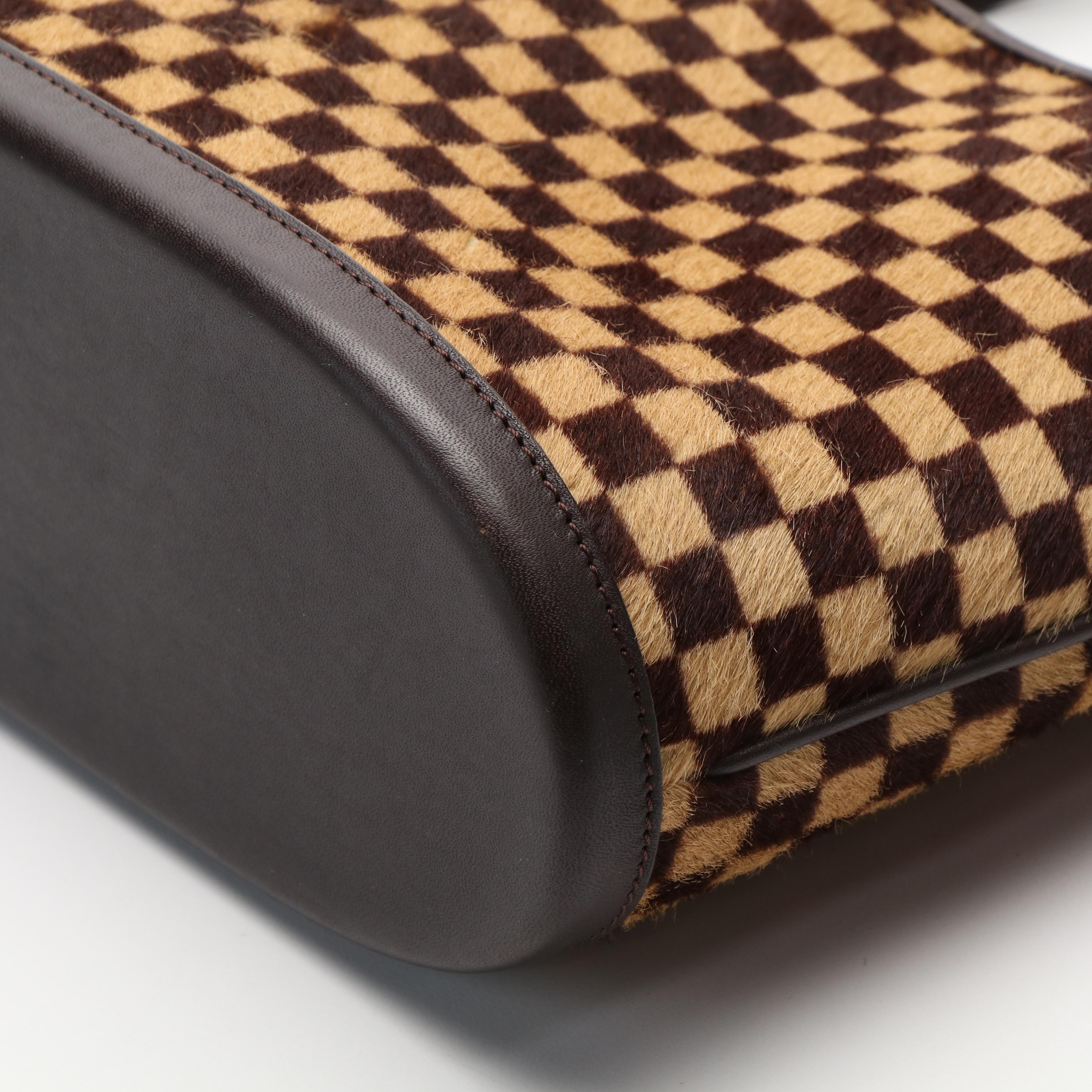 Louis Vuitton Impala Tote in Damier Sauvage Calf Hair