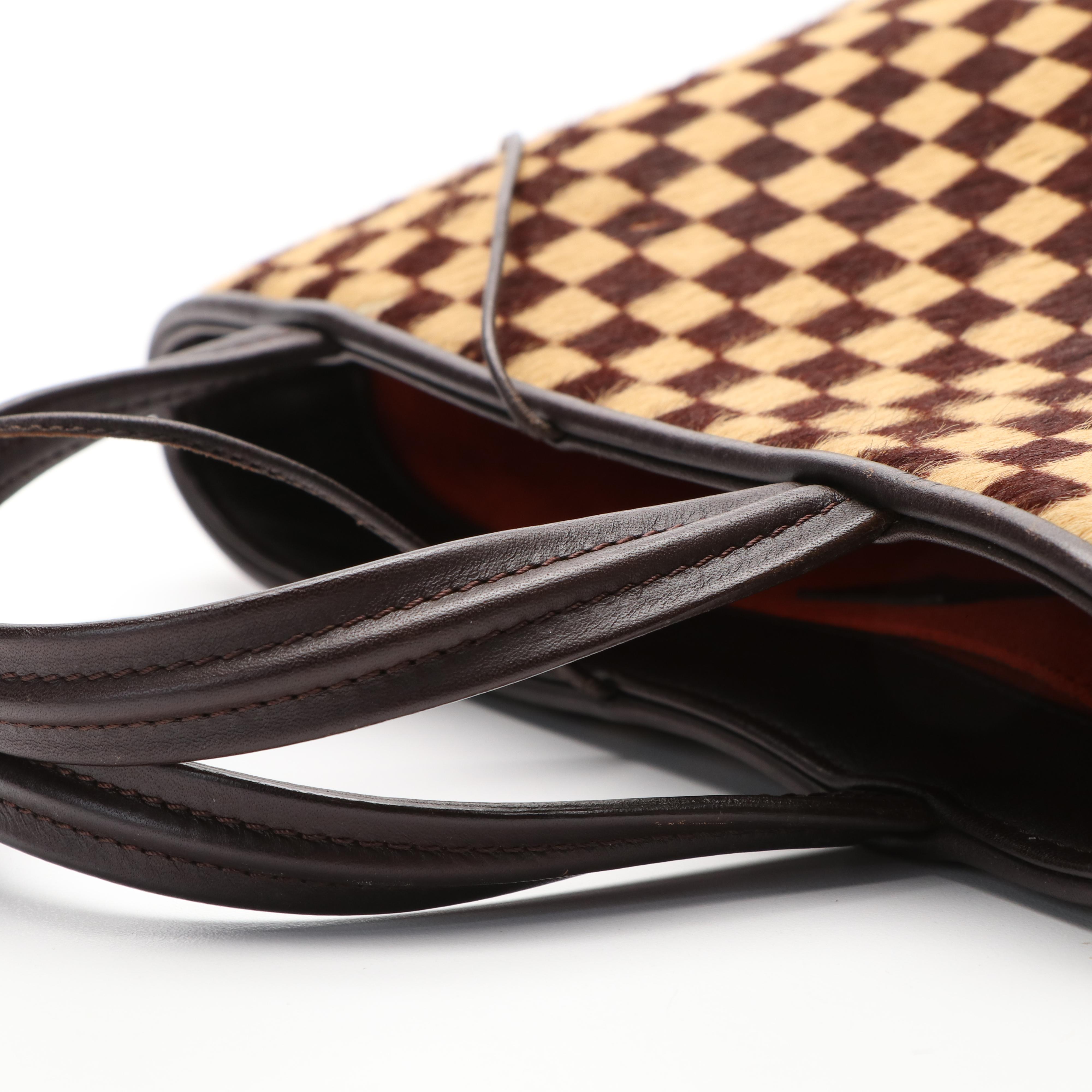 Louis Vuitton Impala Tote in Damier Sauvage Calf Hair