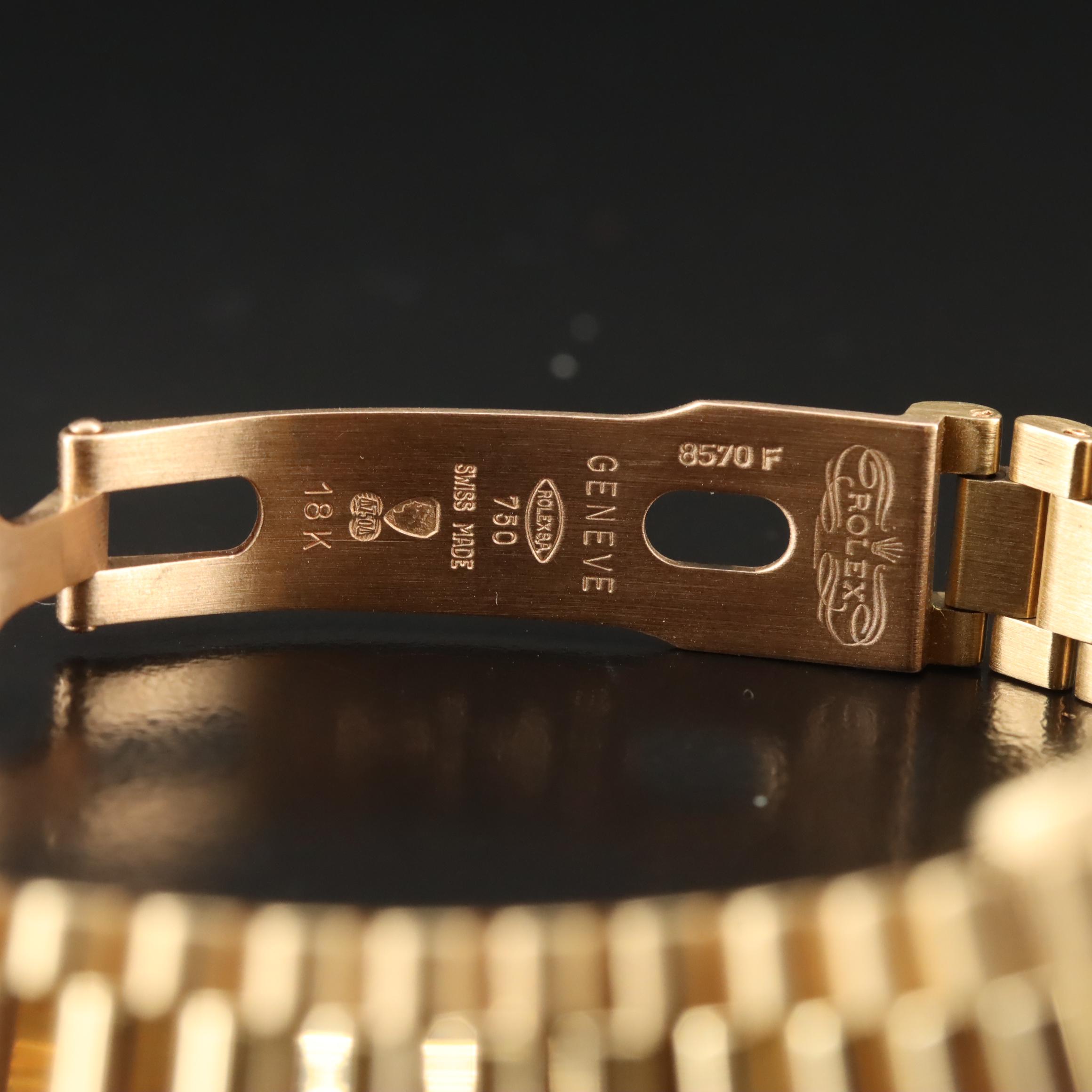 Rolex Datejust 69178 Custom 1.50 CTW Diamond Set Gold Watch