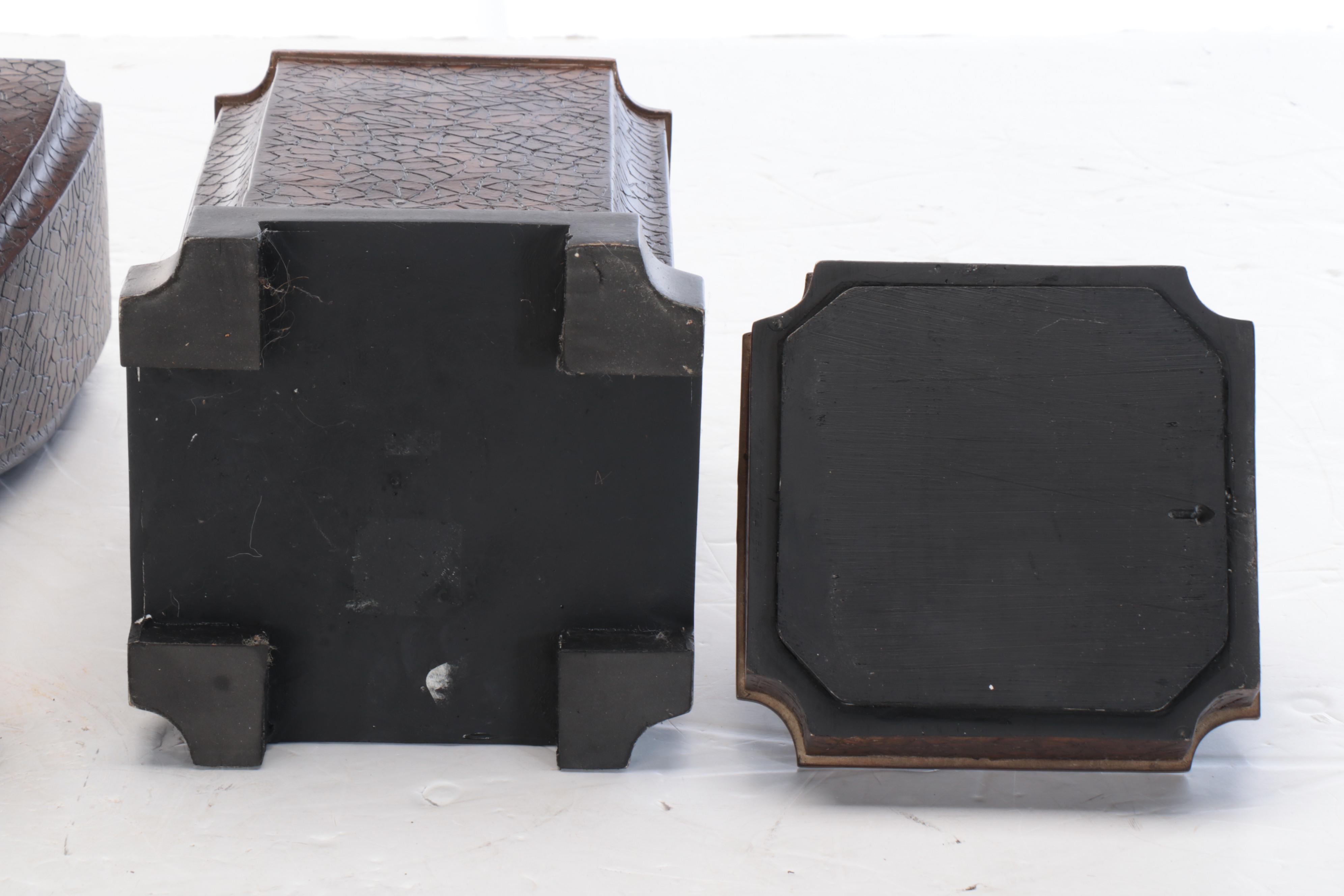 Pier 1 Imports Faux Book Wood Box with Metal Wall Hanging Box and More