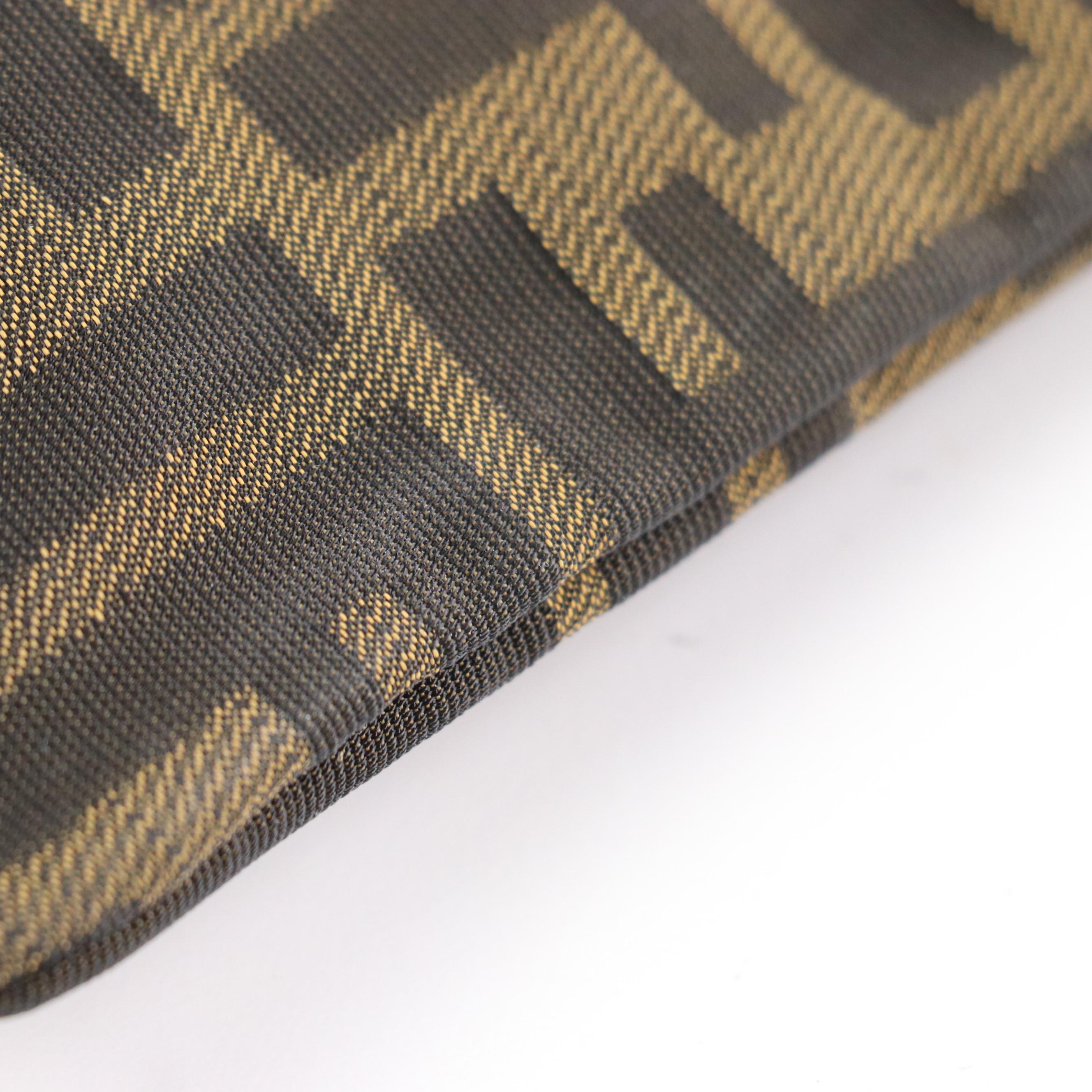 Fendi Coin Purse 8N0093 in Brown FF Jacquard Canvas