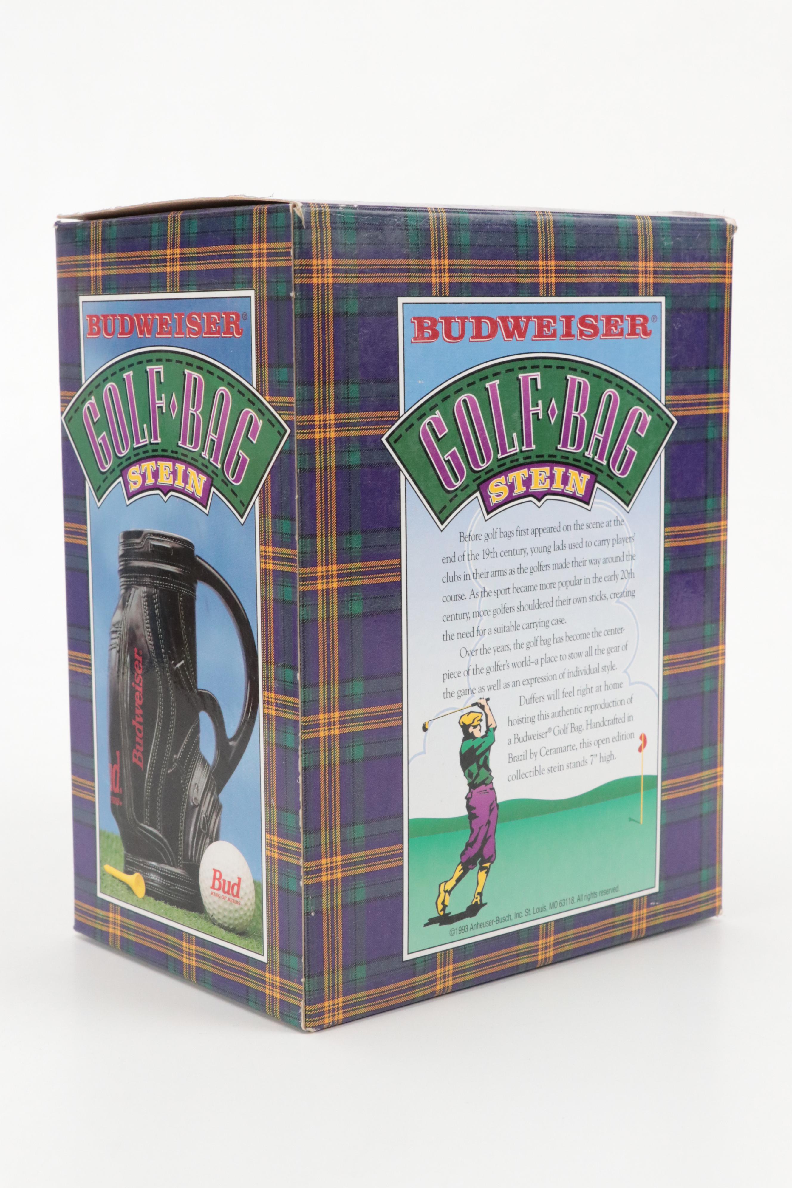 Budweiser Ceramic Beer Steins in Theme of Varied Sports