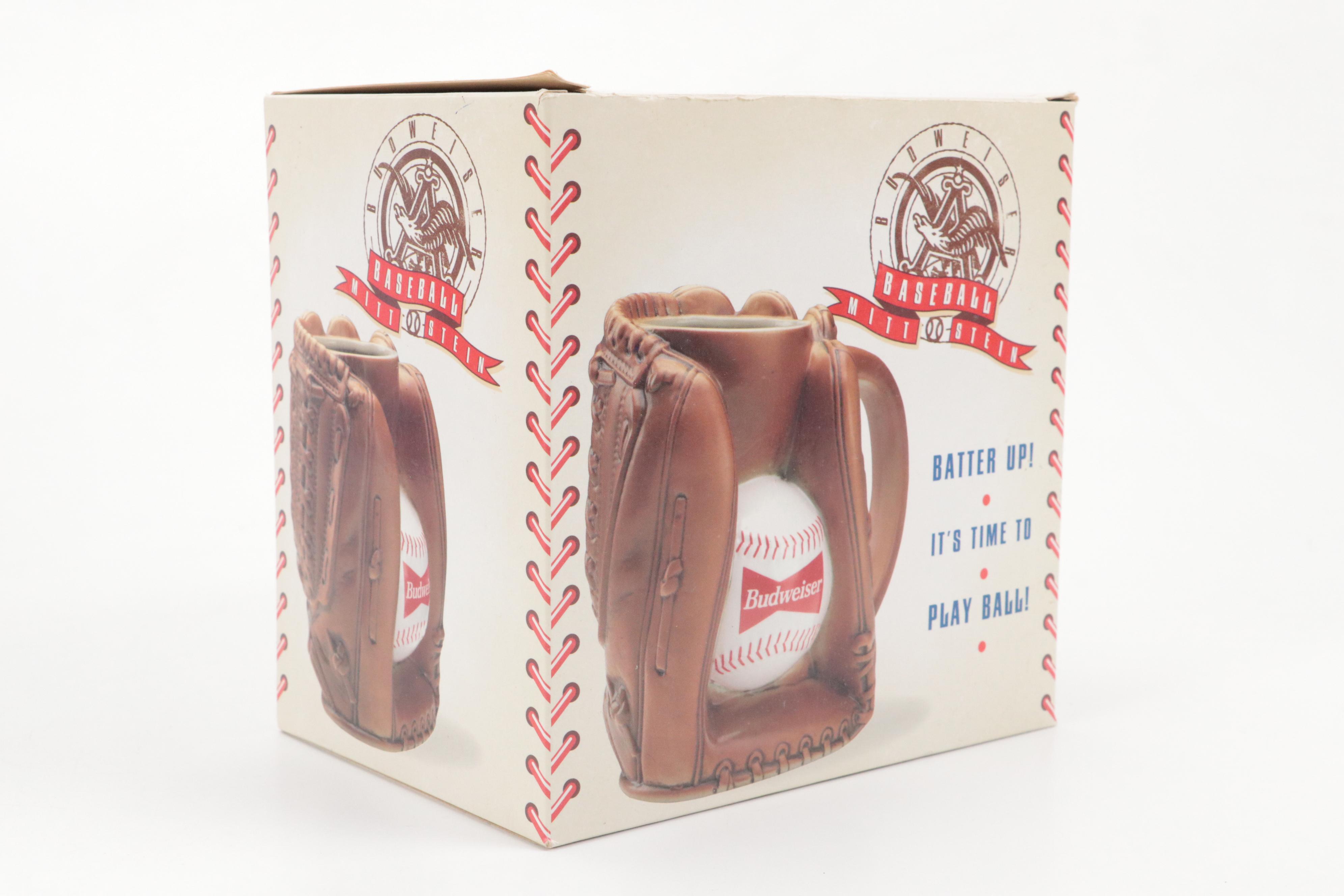 Budweiser Ceramic Beer Steins in Theme of Varied Sports