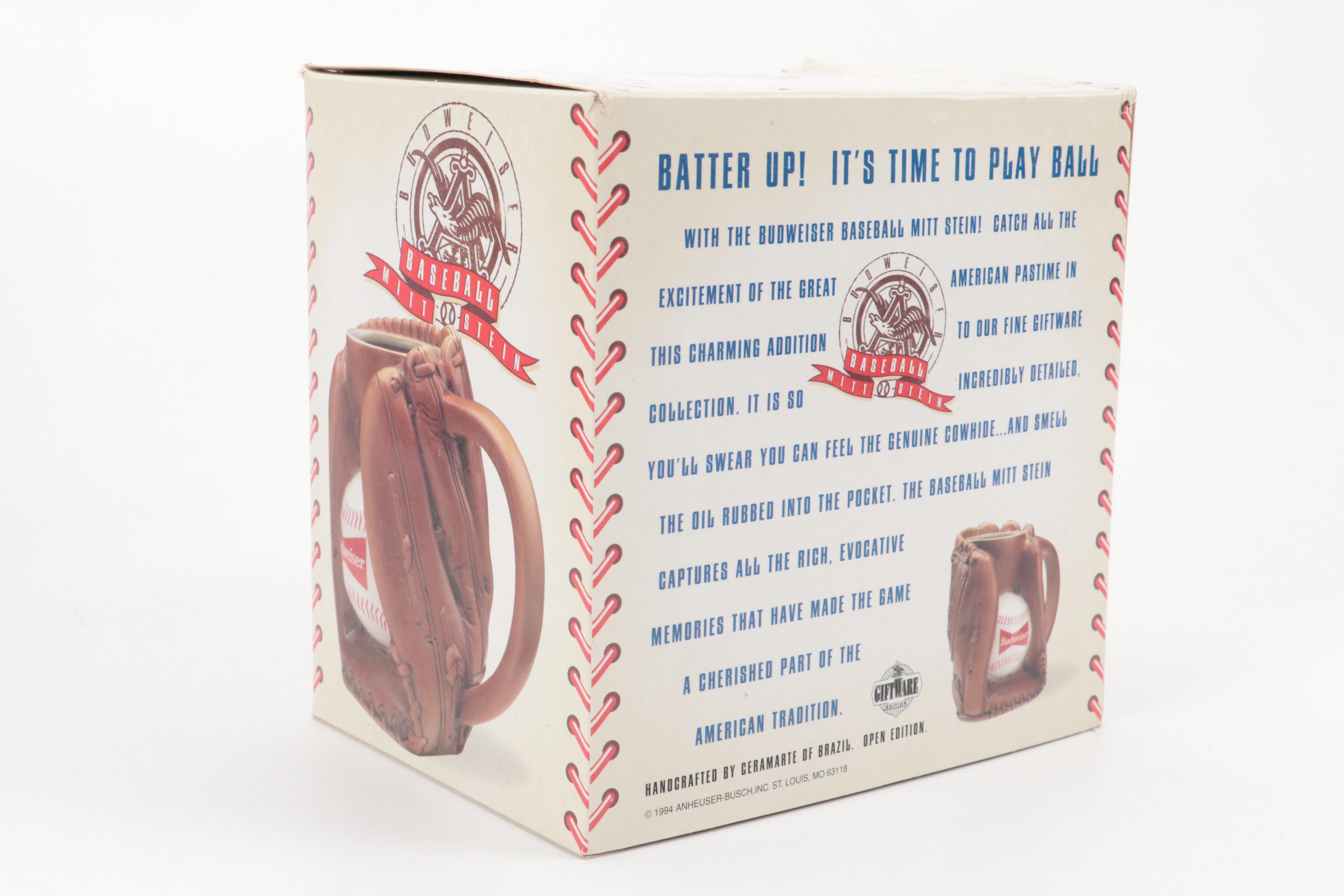 Budweiser Ceramic Beer Steins in Theme of Varied Sports