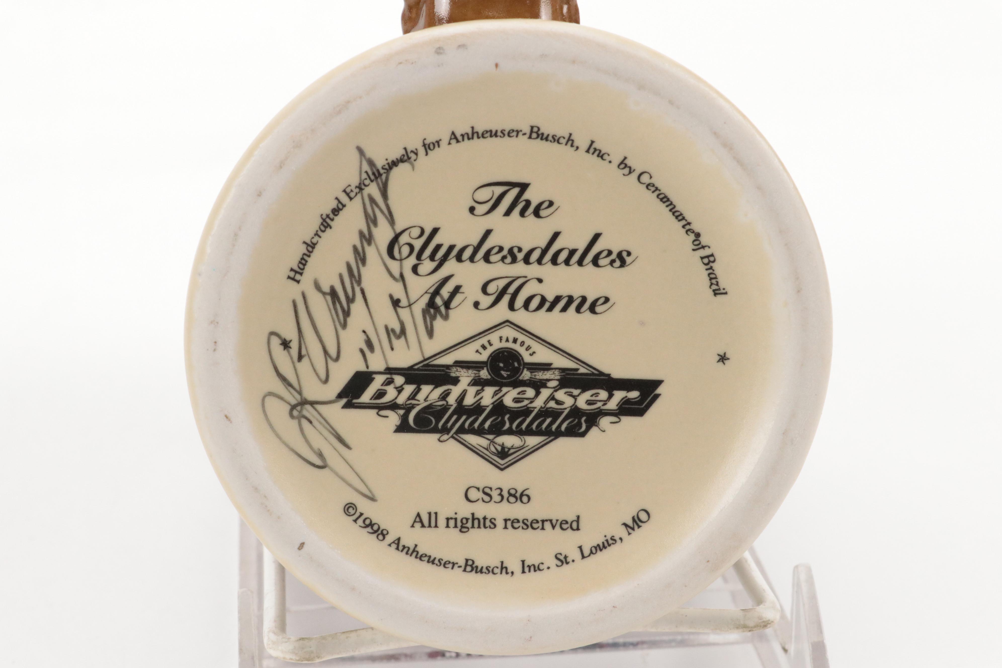 Budweiser Ceramic Beer Steins in Theme of Varied Sports