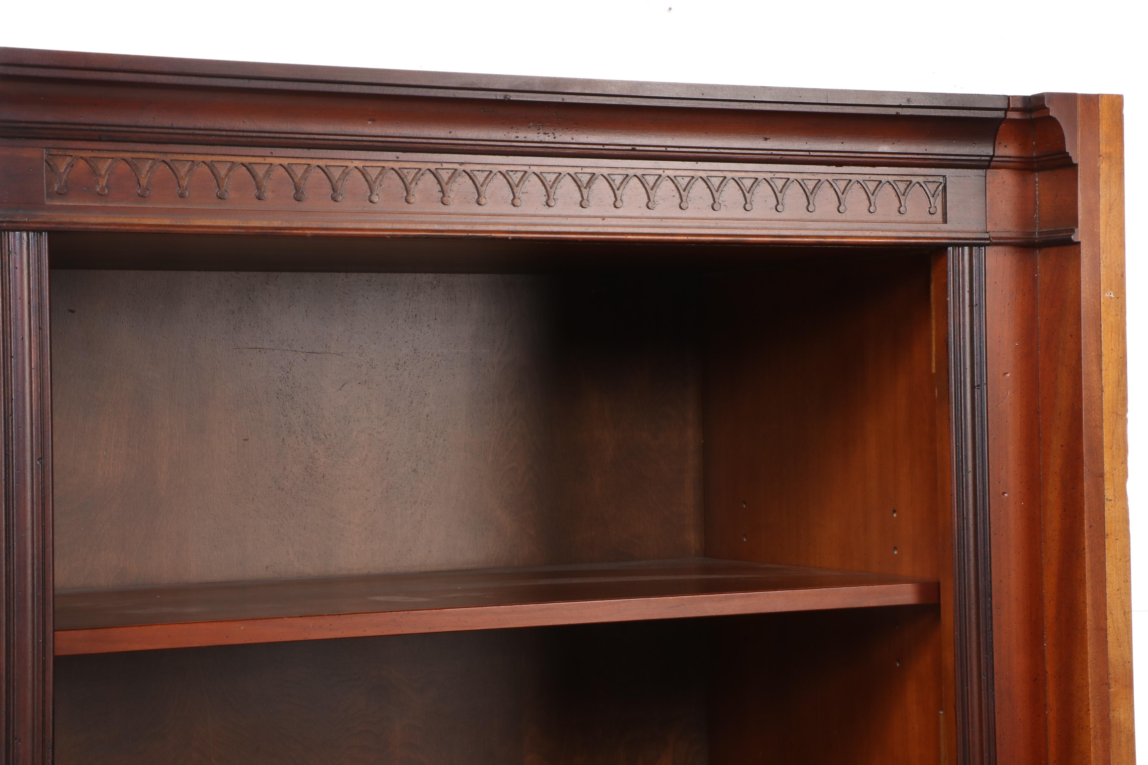 Hekman Furniture Mahogany Cabinet Bookcase and Media Cabinet