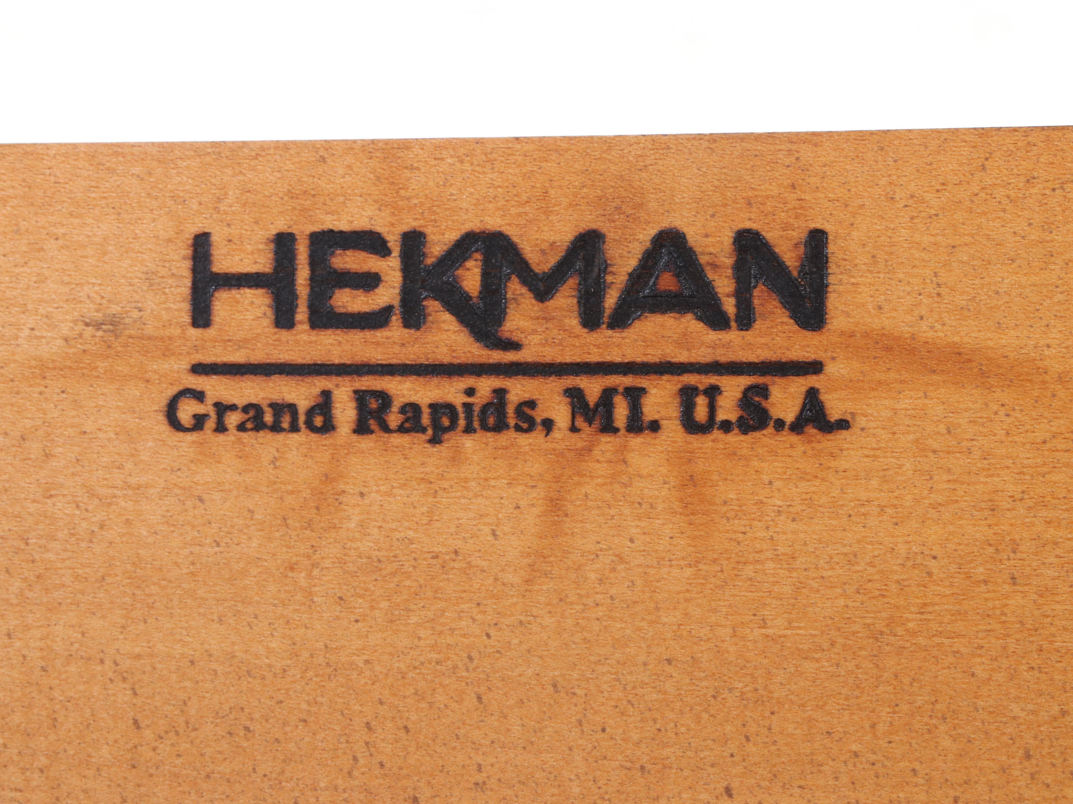 Hekman Furniture Mahogany Cabinet Bookcase and Media Cabinet