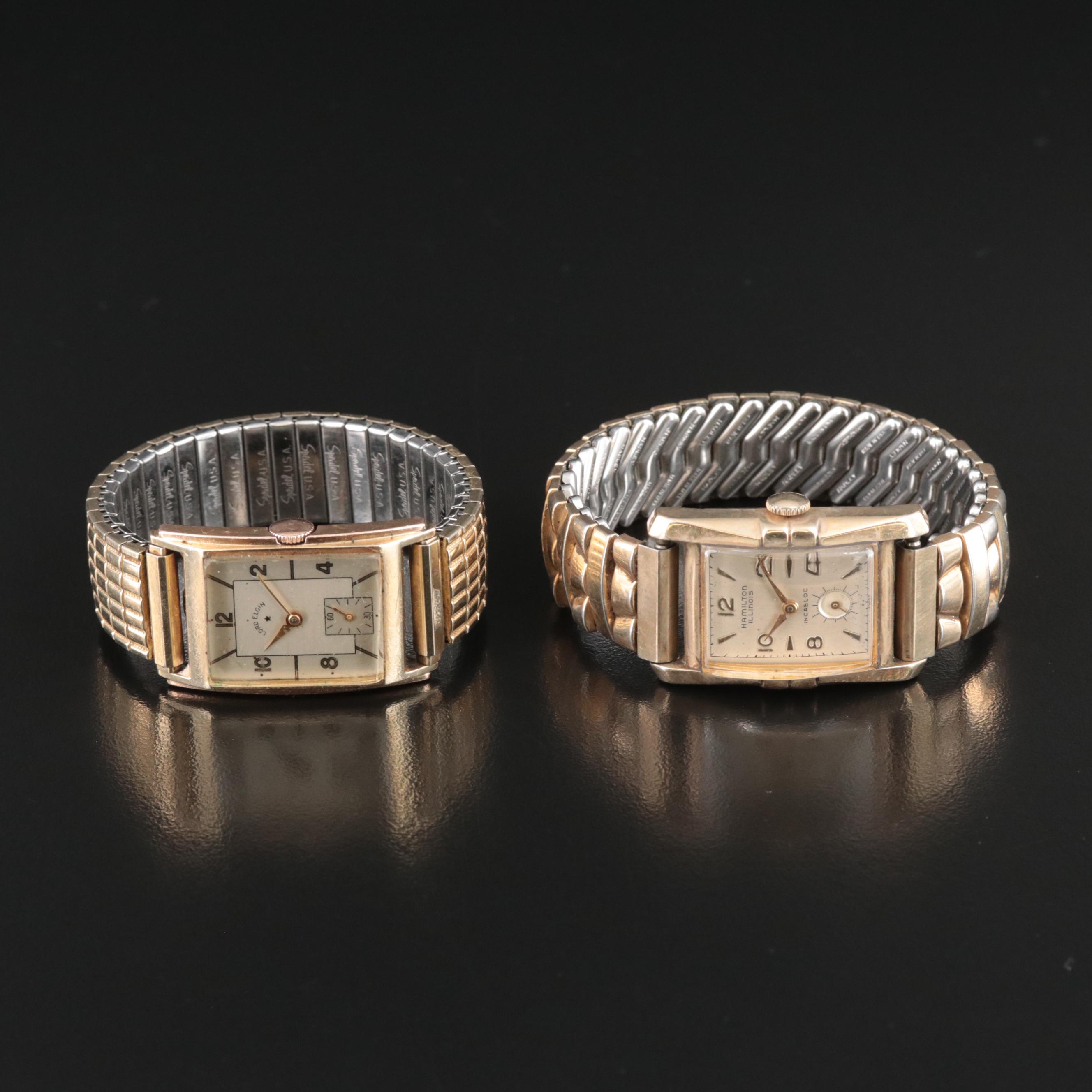 Vintage Lord Elgin & Hamilton Mechanical Watches