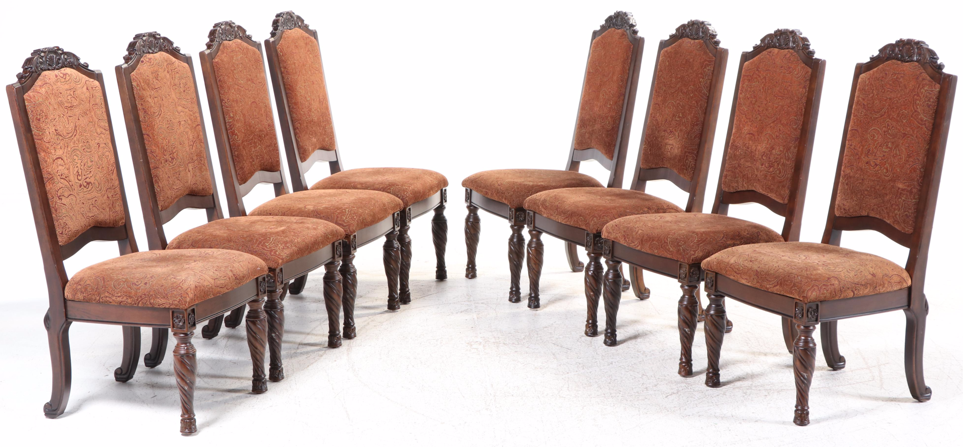 Ashley Furniture "North Shore" Dining Chairs with Wood Dining Table