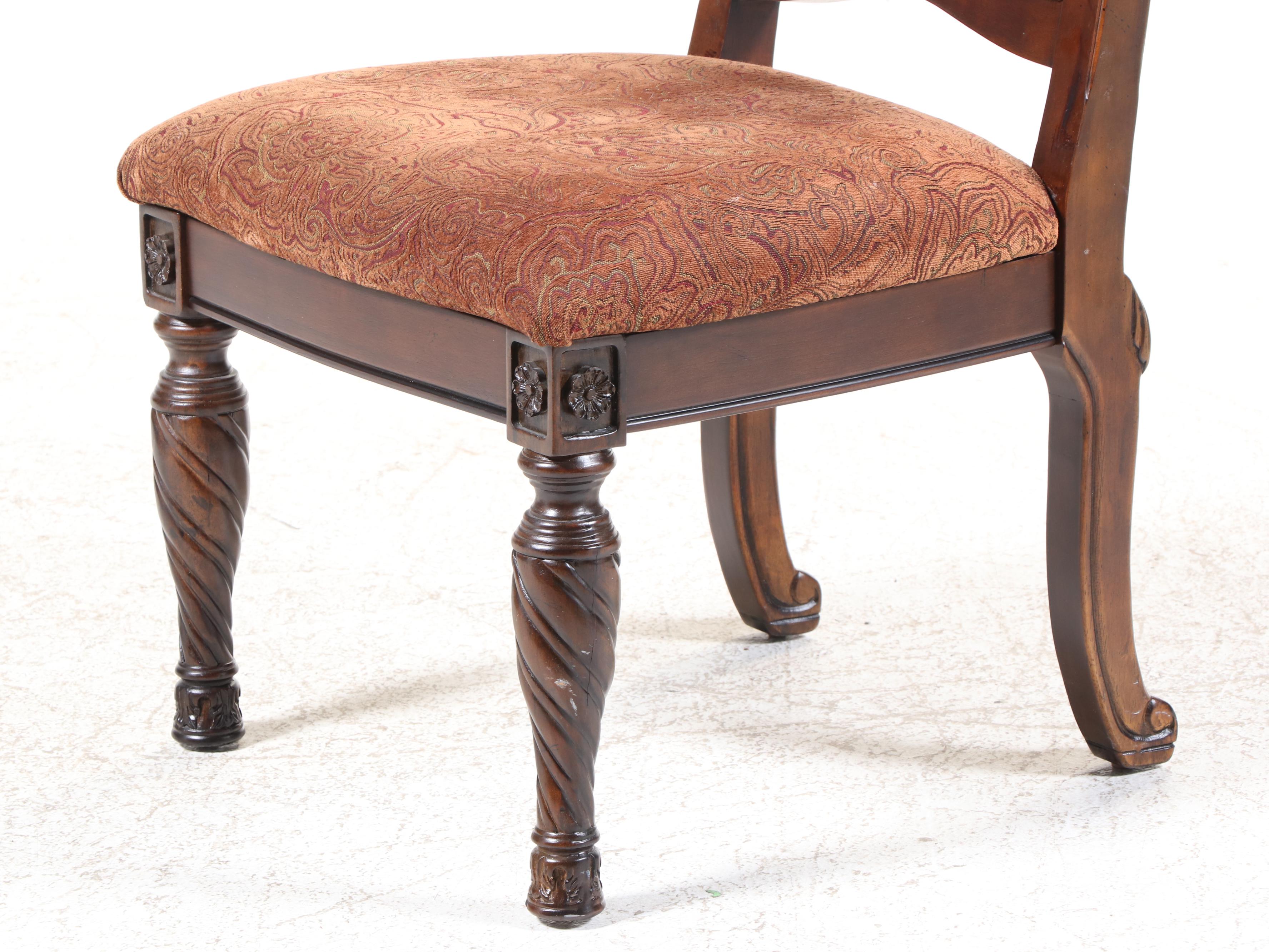 Ashley Furniture "North Shore" Dining Chairs with Wood Dining Table