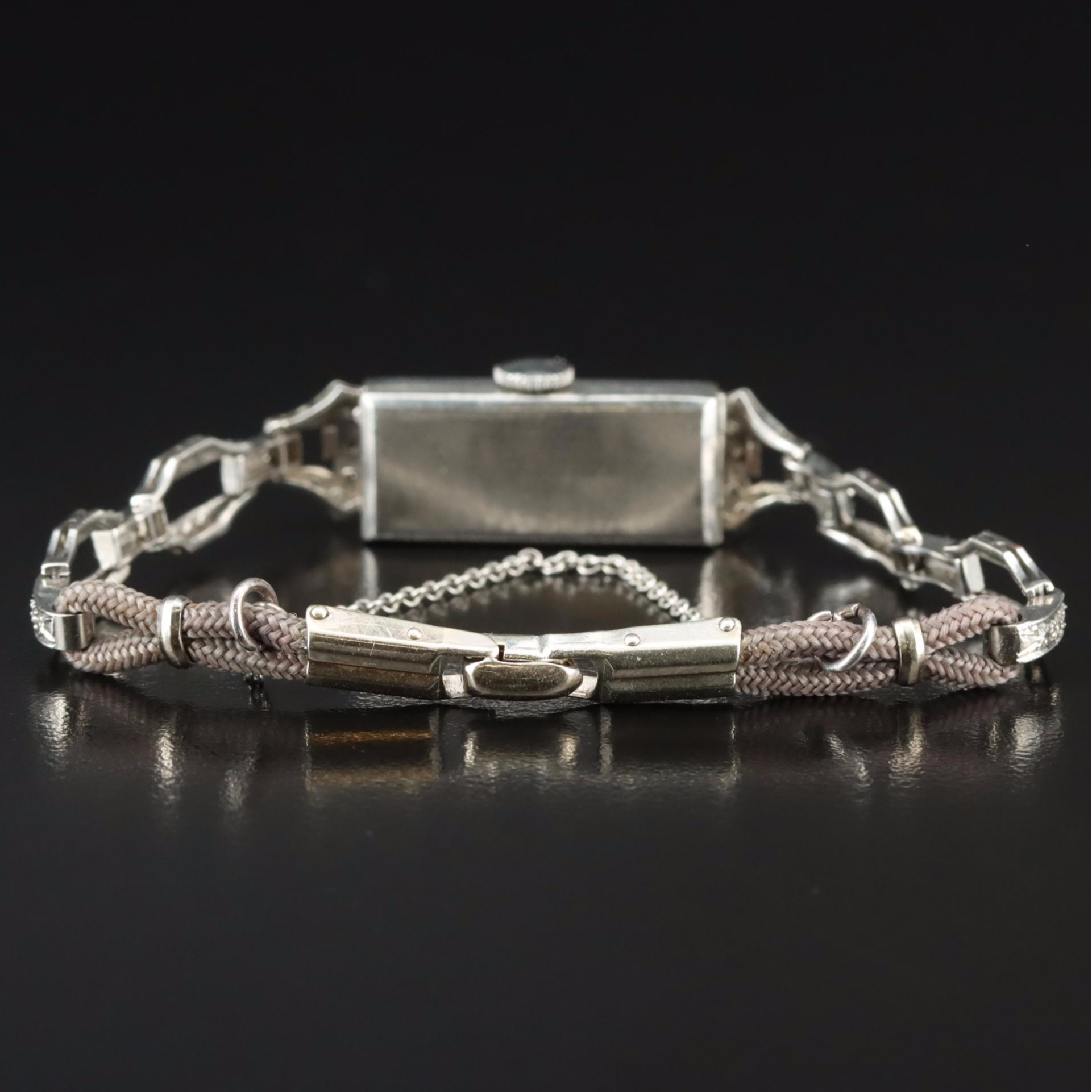 Chateau Cadillac Diamond Set Platinum and White Gold Watch