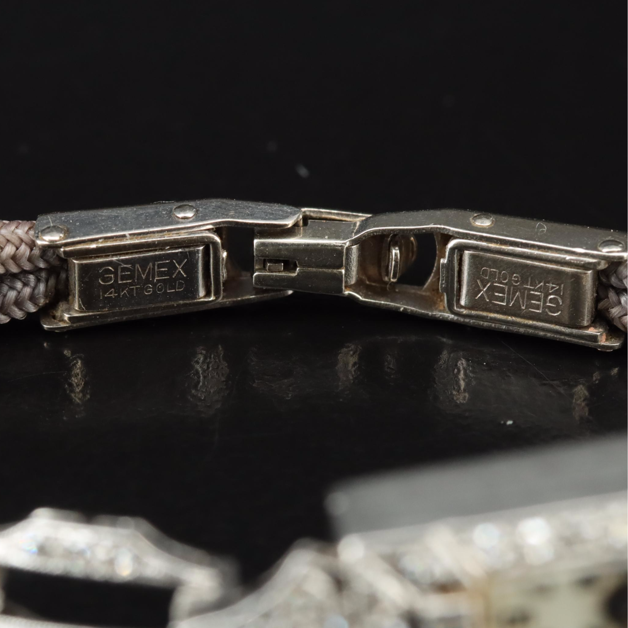 Chateau Cadillac Diamond Set Platinum and White Gold Watch