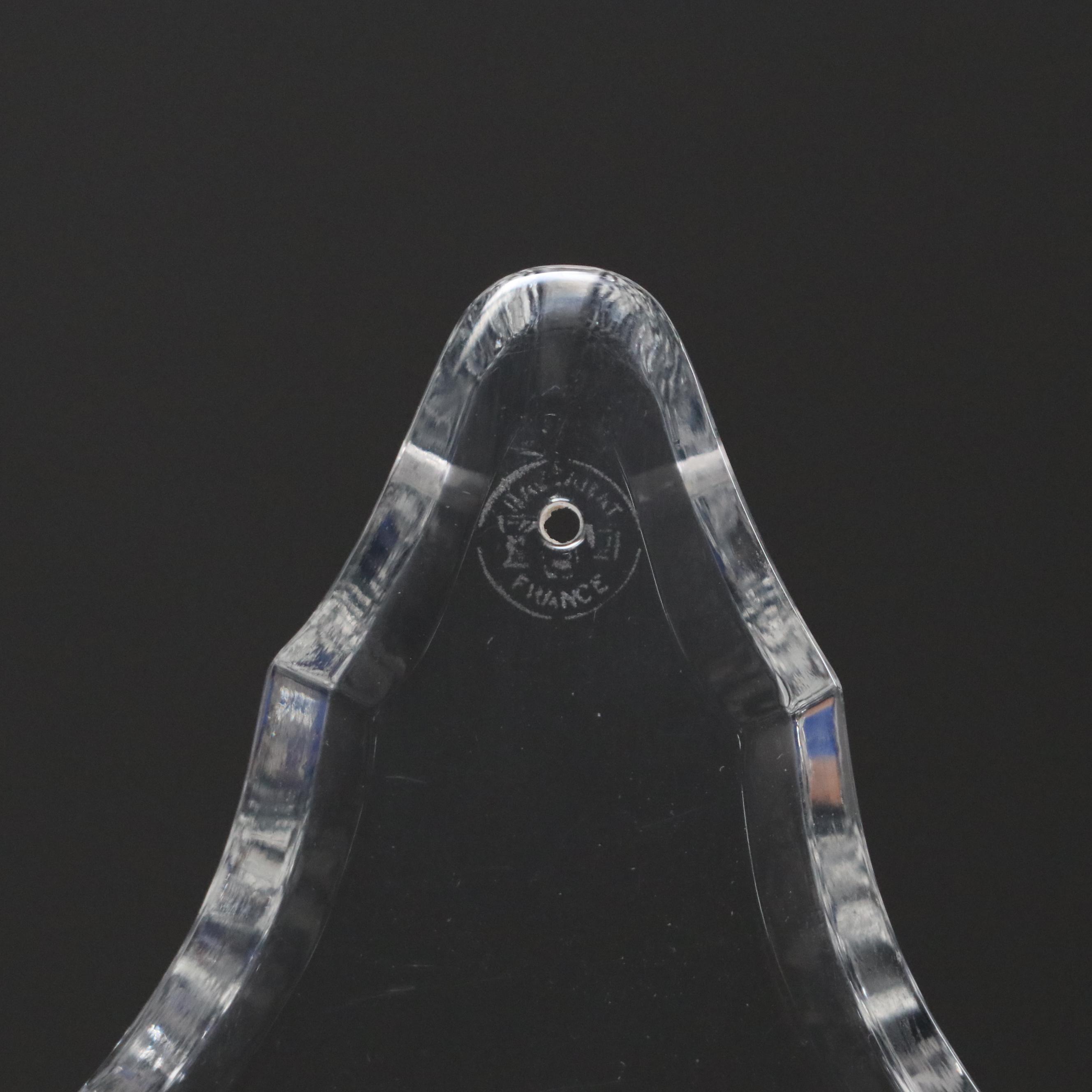 Baccarat Crystal Bear Figurine with 1983 Noël Dish and Ashtray