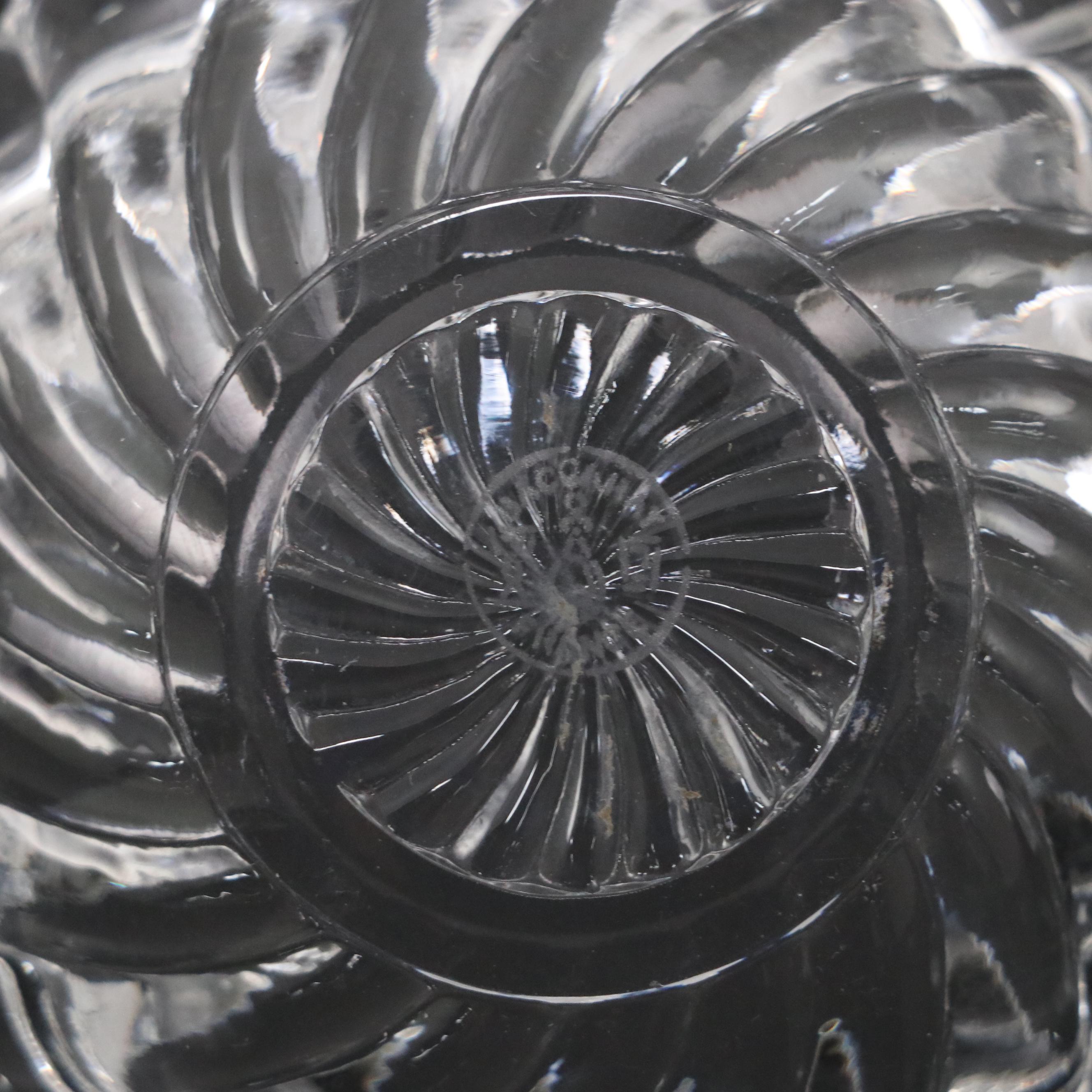 Baccarat Crystal Bear Figurine with 1983 Noël Dish and Ashtray