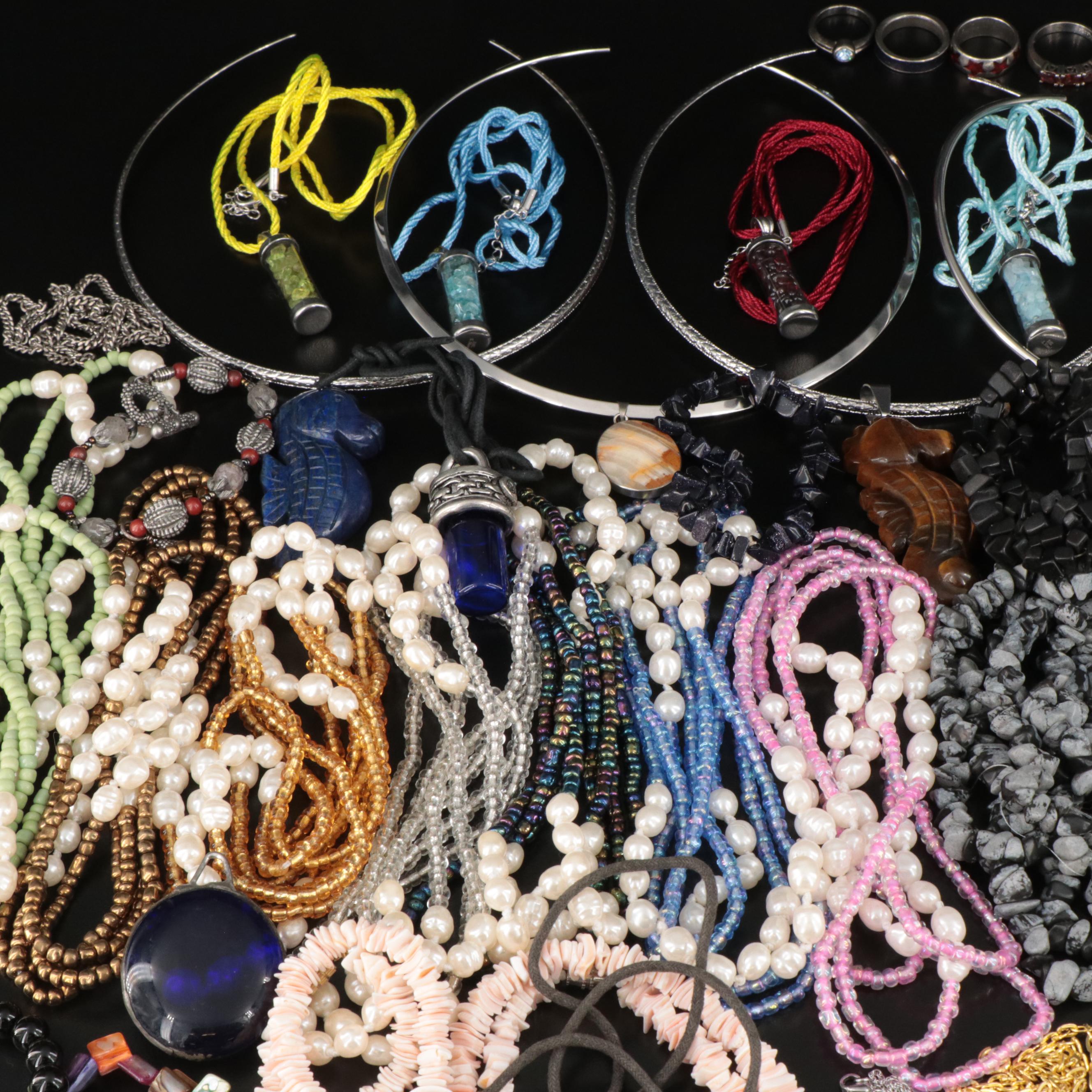 Tiger's Eye, Lapis Lazuli and Abalone Featured in Jewelry Collection